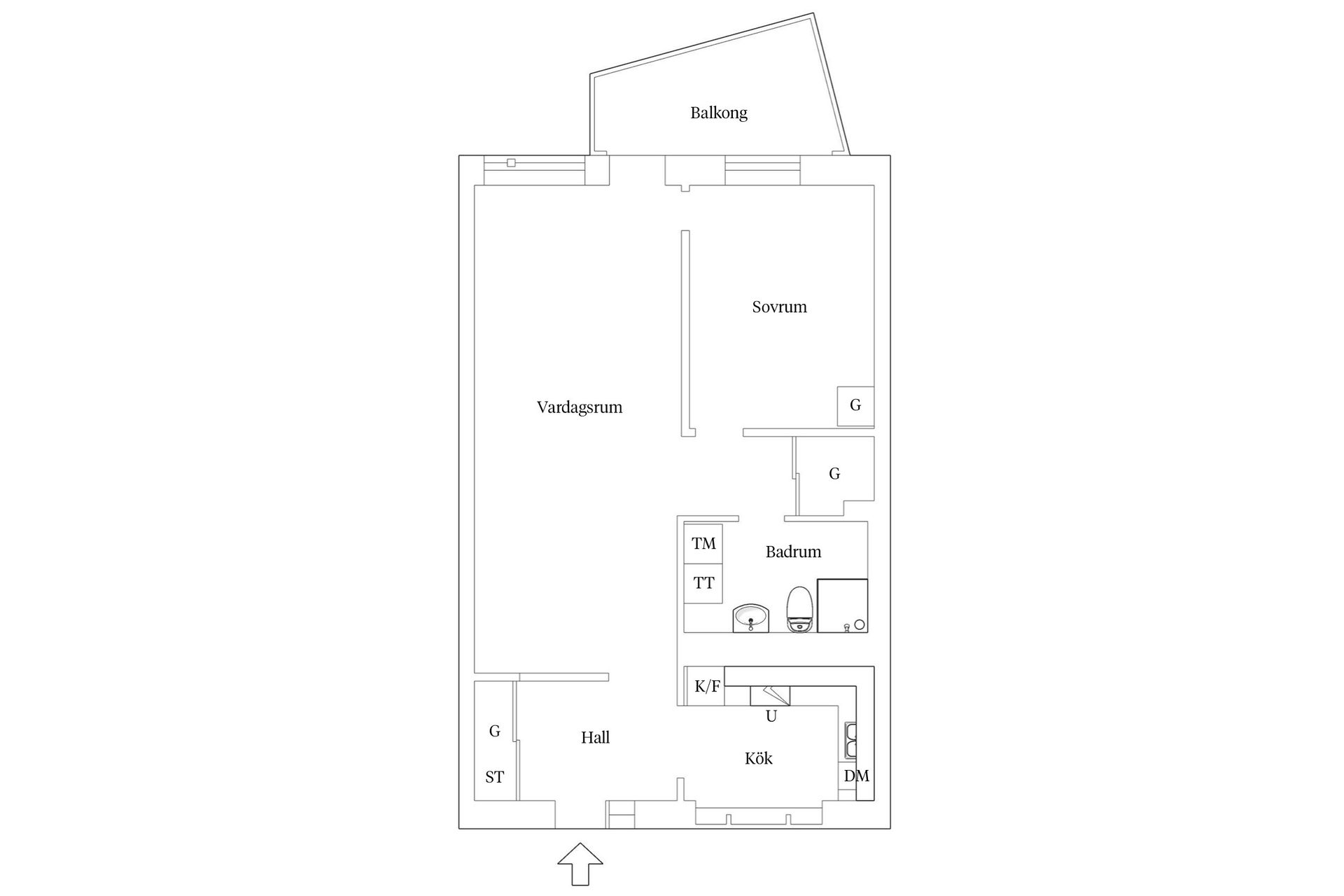 Bostadsrätt, Tärnvägen 8A, Väster, Lund
