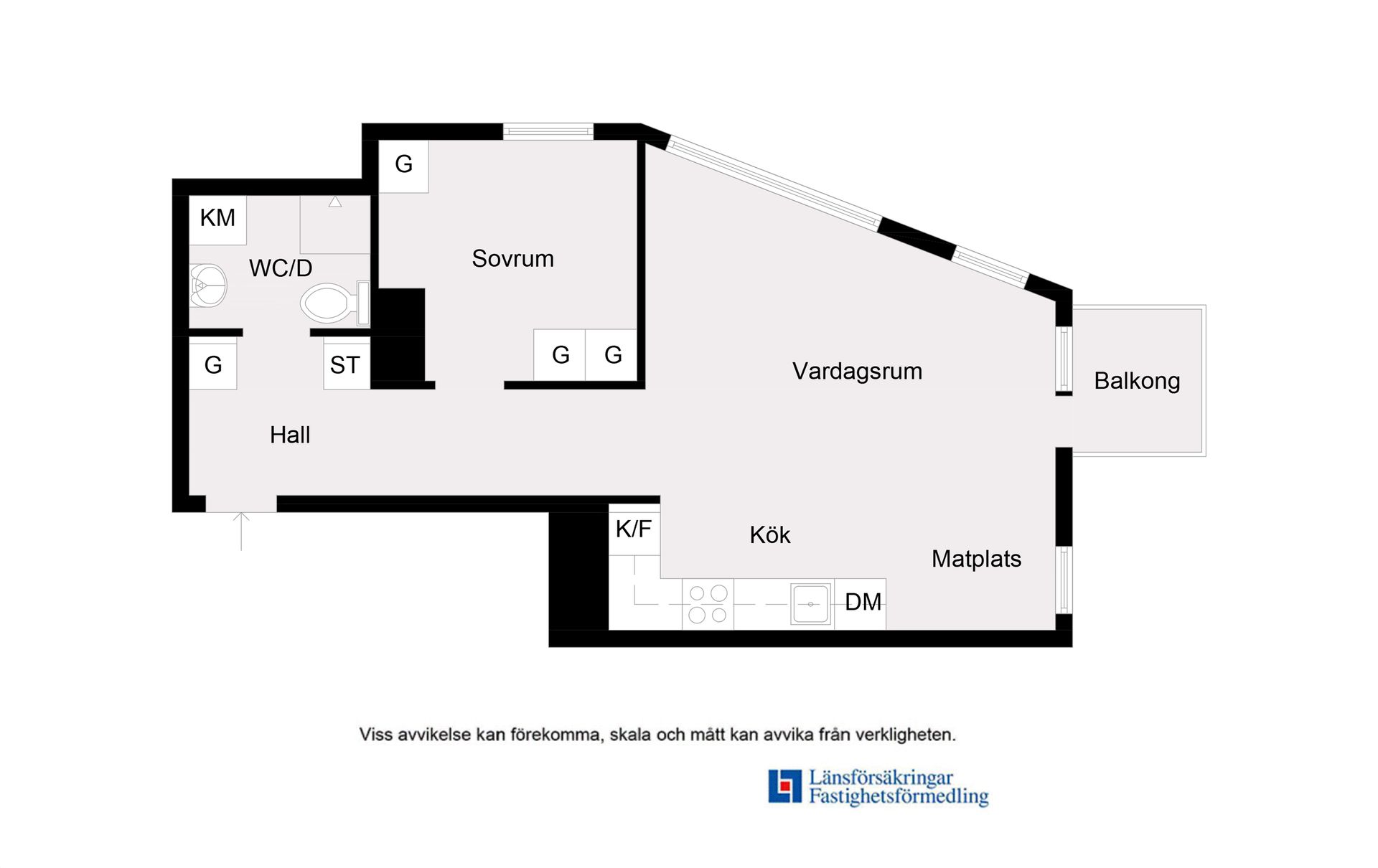 Bostadsrätt, Östra Farmvägen 19BA, Sorgenfri, Malmö
