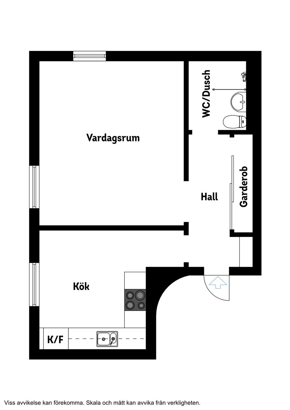 Bostadsrätt, Östra Bergsgatan 8C, Östra Berg, Tranås