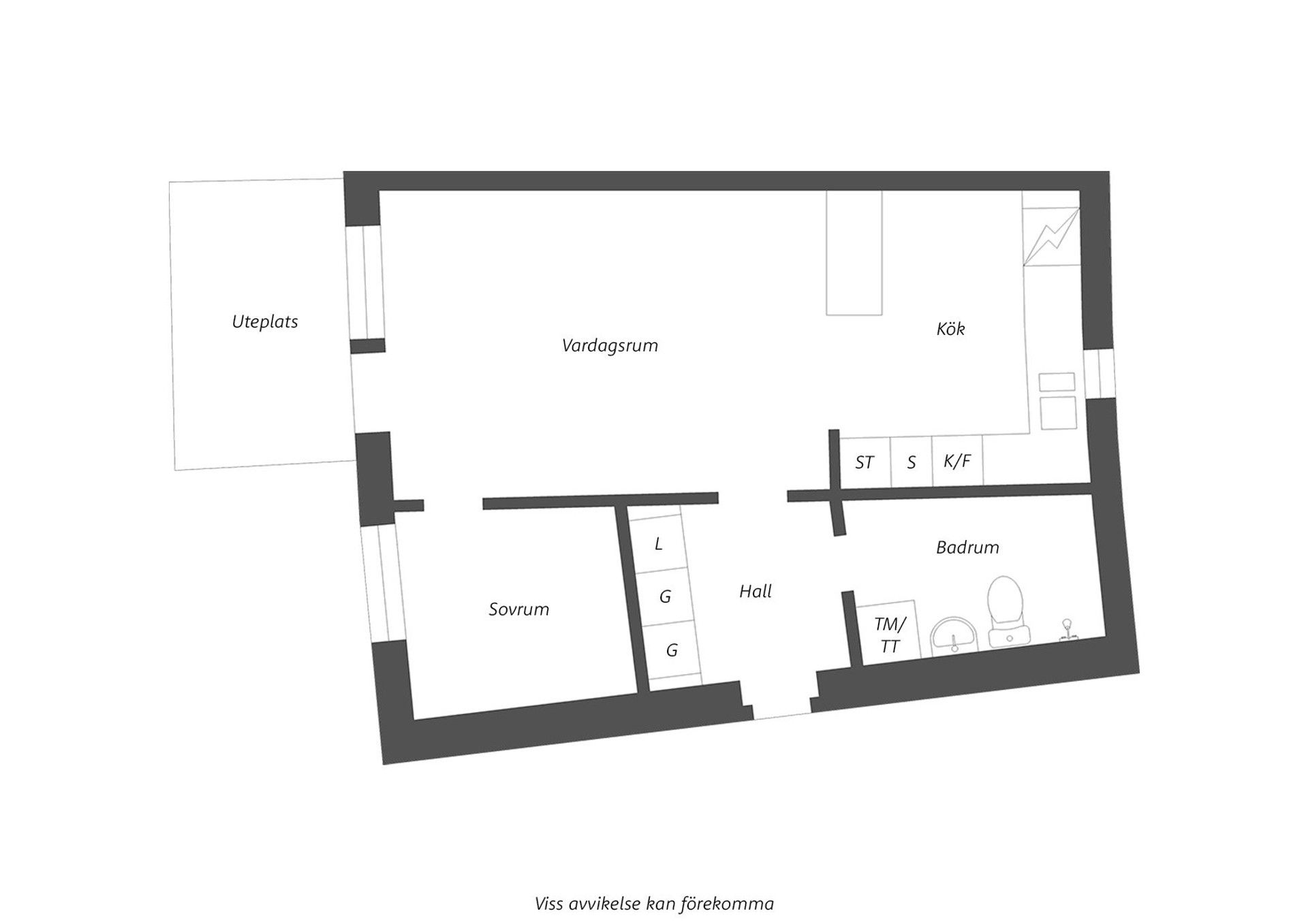 Bostadsrätt, Järnvägsgatan 23, Nedre Norrmalm, Borås