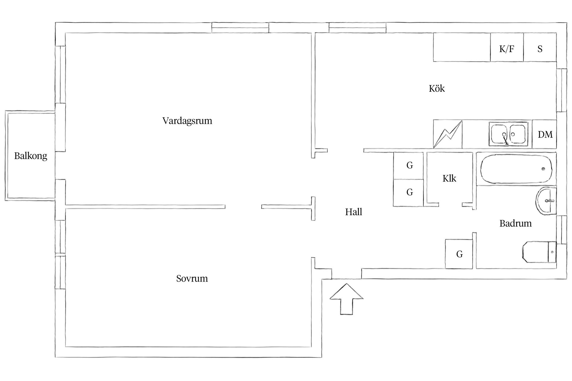 Bostadsrätt, Toppsegelsgatan 11, Majorna, Göteborg