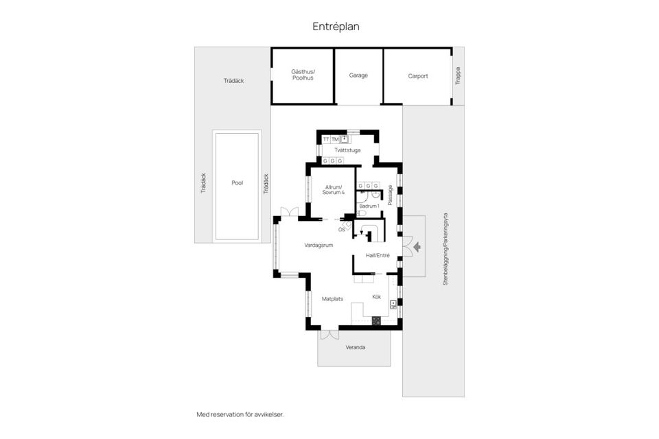 Villa, Tömvägen 38, Sigtuna / Granbystrand, Sigtuna