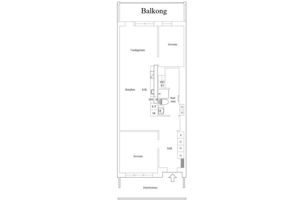 Bostadsrätt, Liljeholmsvägen 32, 7 tr, Liljeholmen, Stockholm