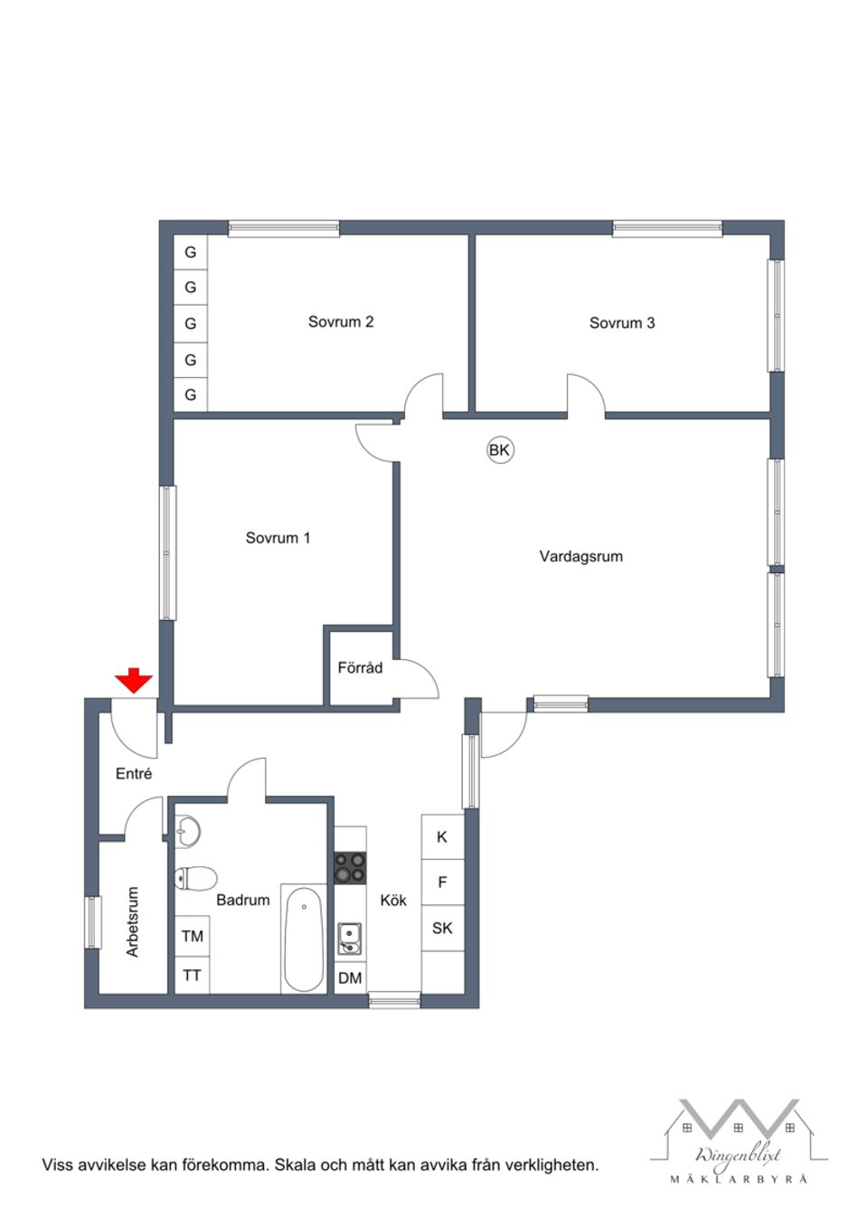 Villa, Grönsångarvägen 20, Söderskogen, Håbo