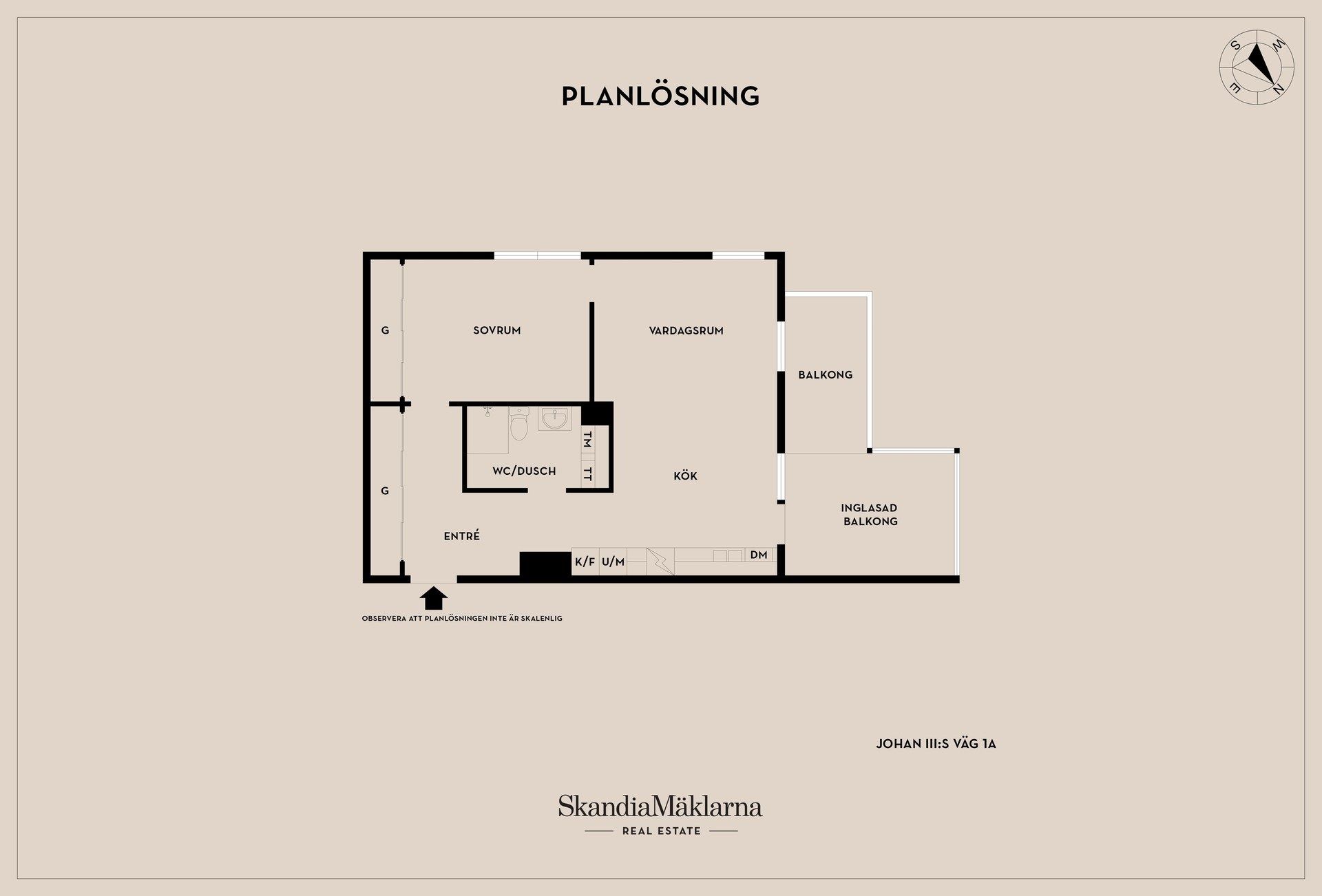 Bostadsrätt, Johan III:S väg 1a, Vadstena