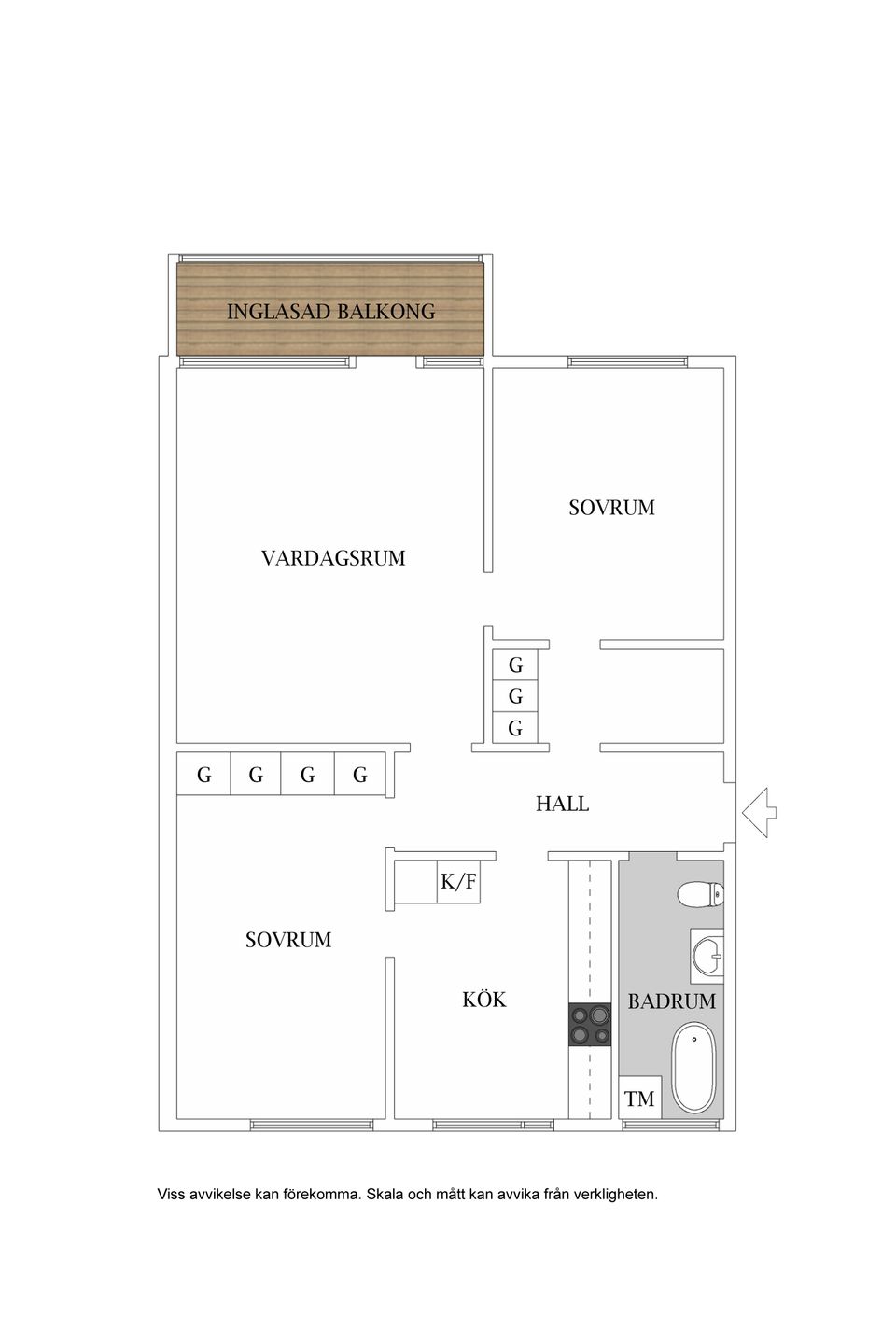 Bostadsrätt, Lertäktsvägen 2F, Östra Gärdet, Falkenberg