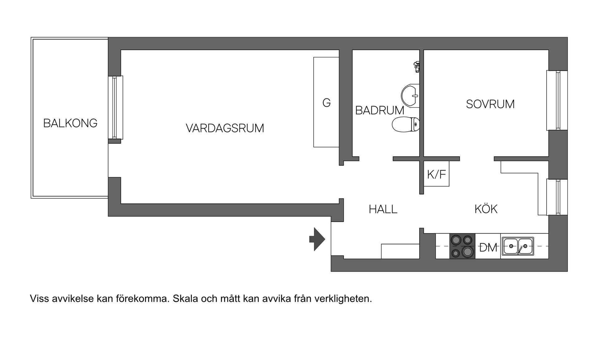 Bostadsrätt, Spantgatan 3D, Stohagen, Västerås