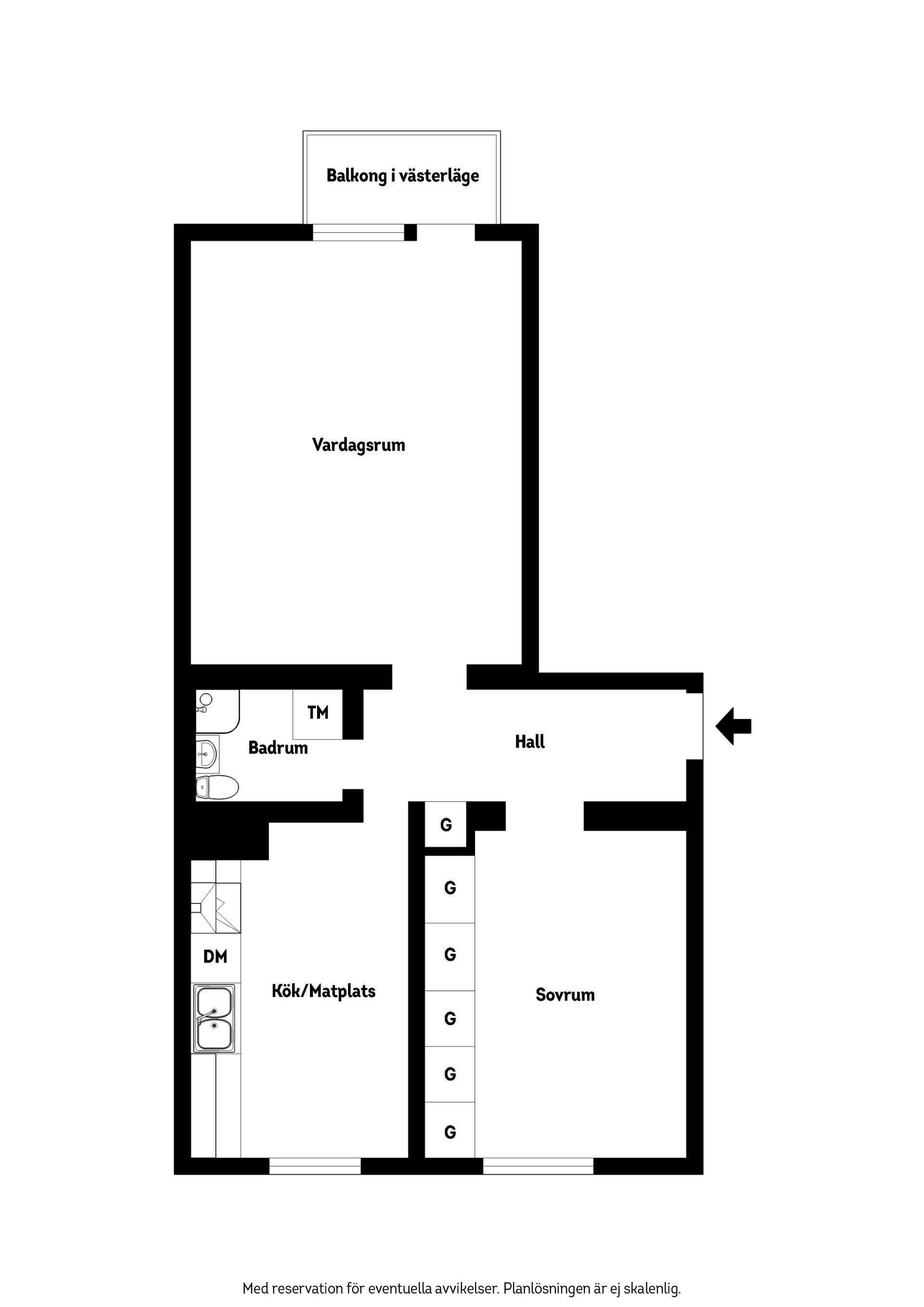 Bostadsrätt, Kanalgatan 18A, Centralt, Eslöv