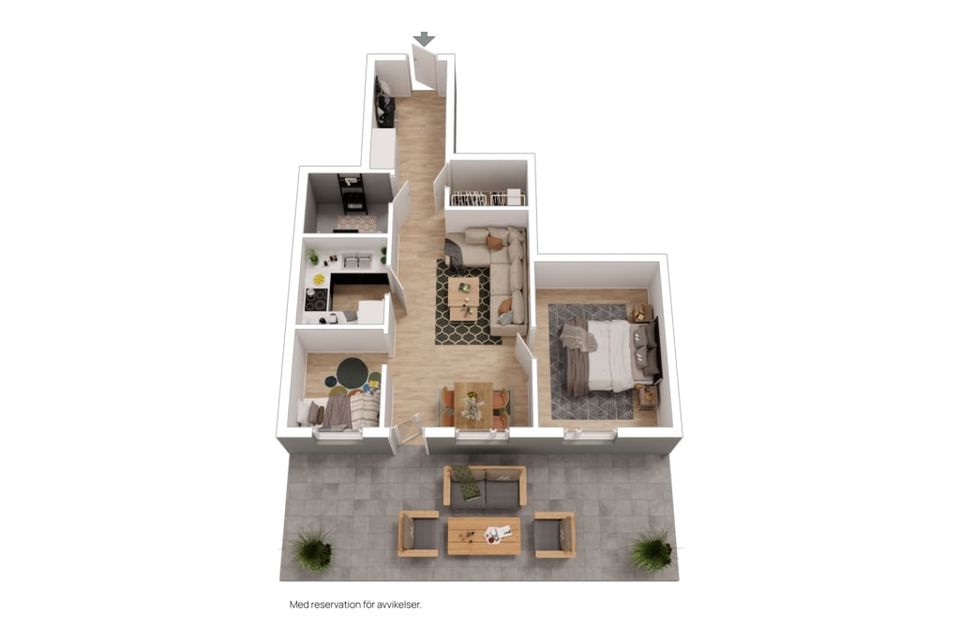 Bostadsrätt, Ärtvägen 55, Odensala /Lillsjön, Östersund