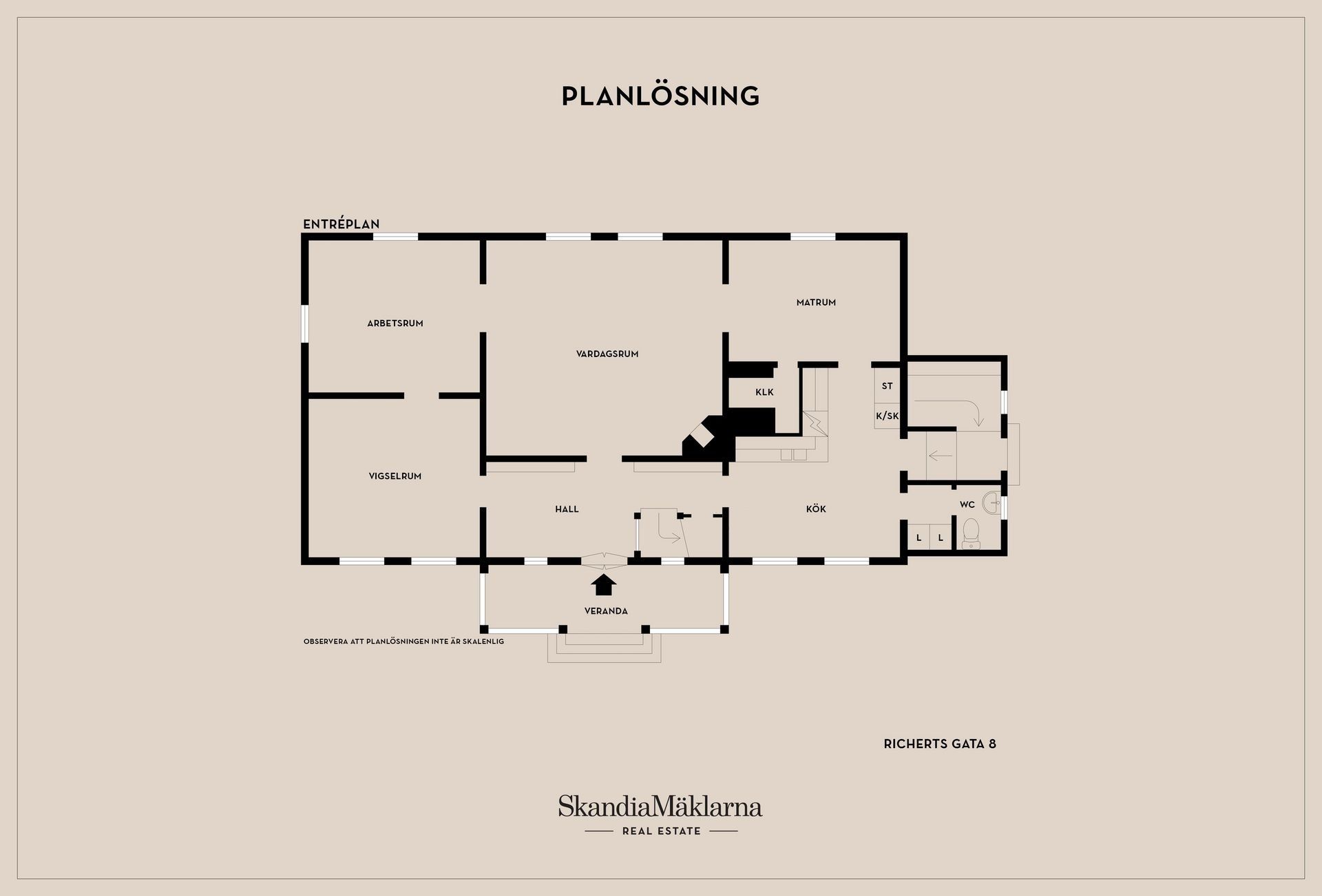 Villa, Richerts gata 8, Centrum, Skövde