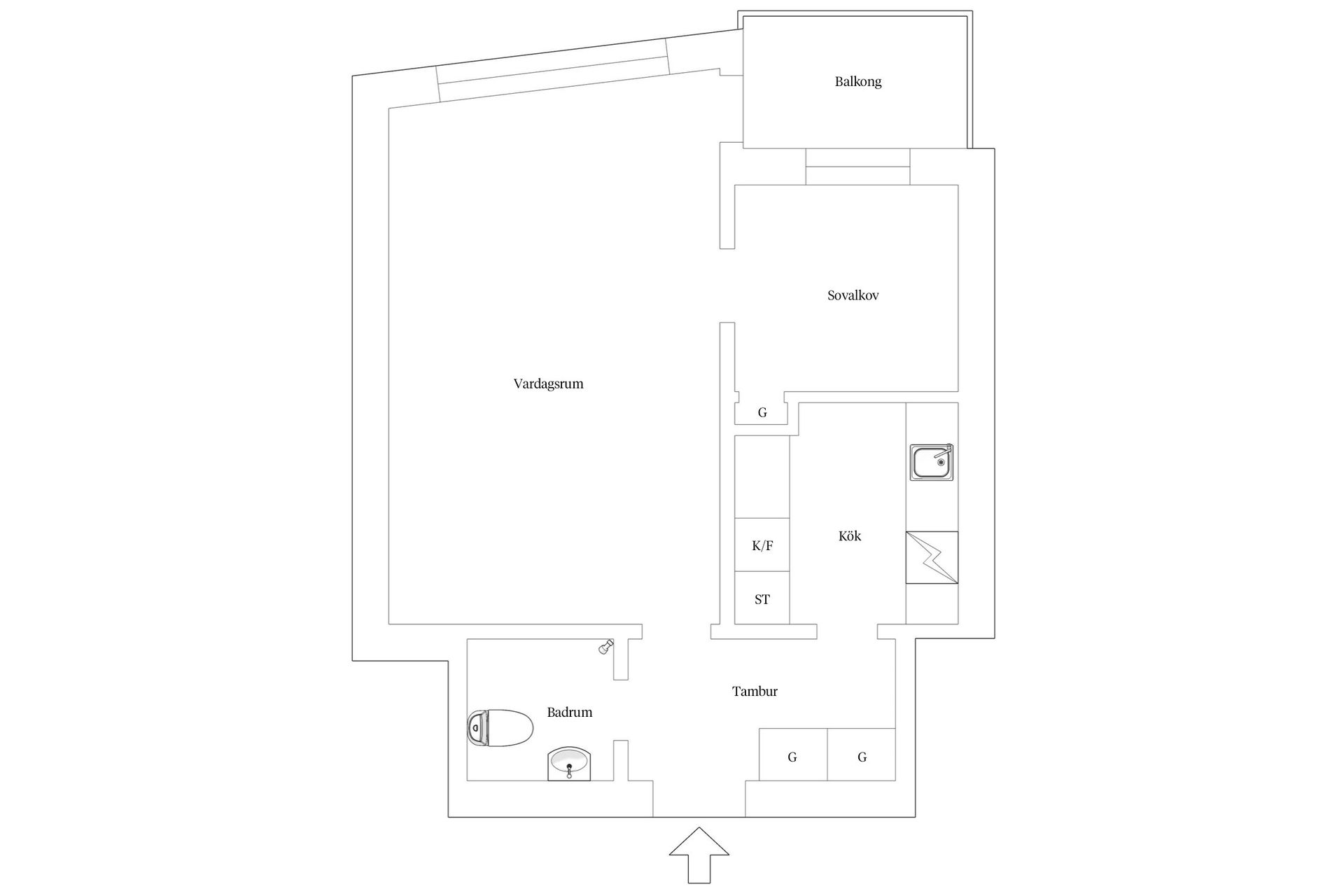 Bostadsrätt, Malmtorgsgatan 11, Klara, Karlstad