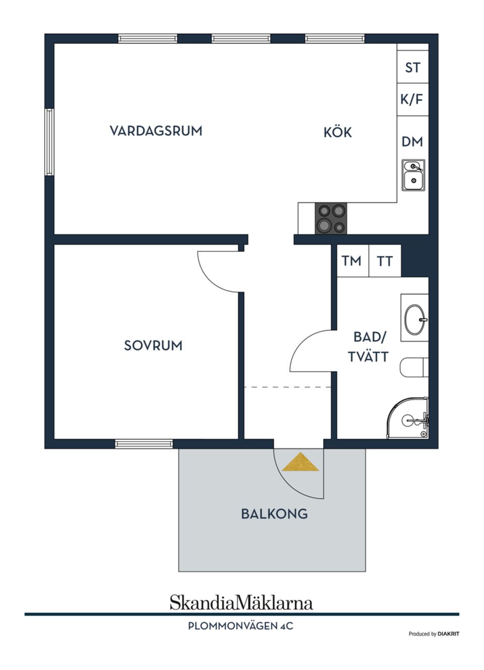 Bostadsrätt, Plommonvägen 4C, Tullinge Trädgårdsstad, Botkyrka