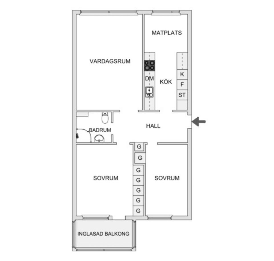 Bostadsrätt, Nackstavägen 38B, Nacksta, Sundsvall