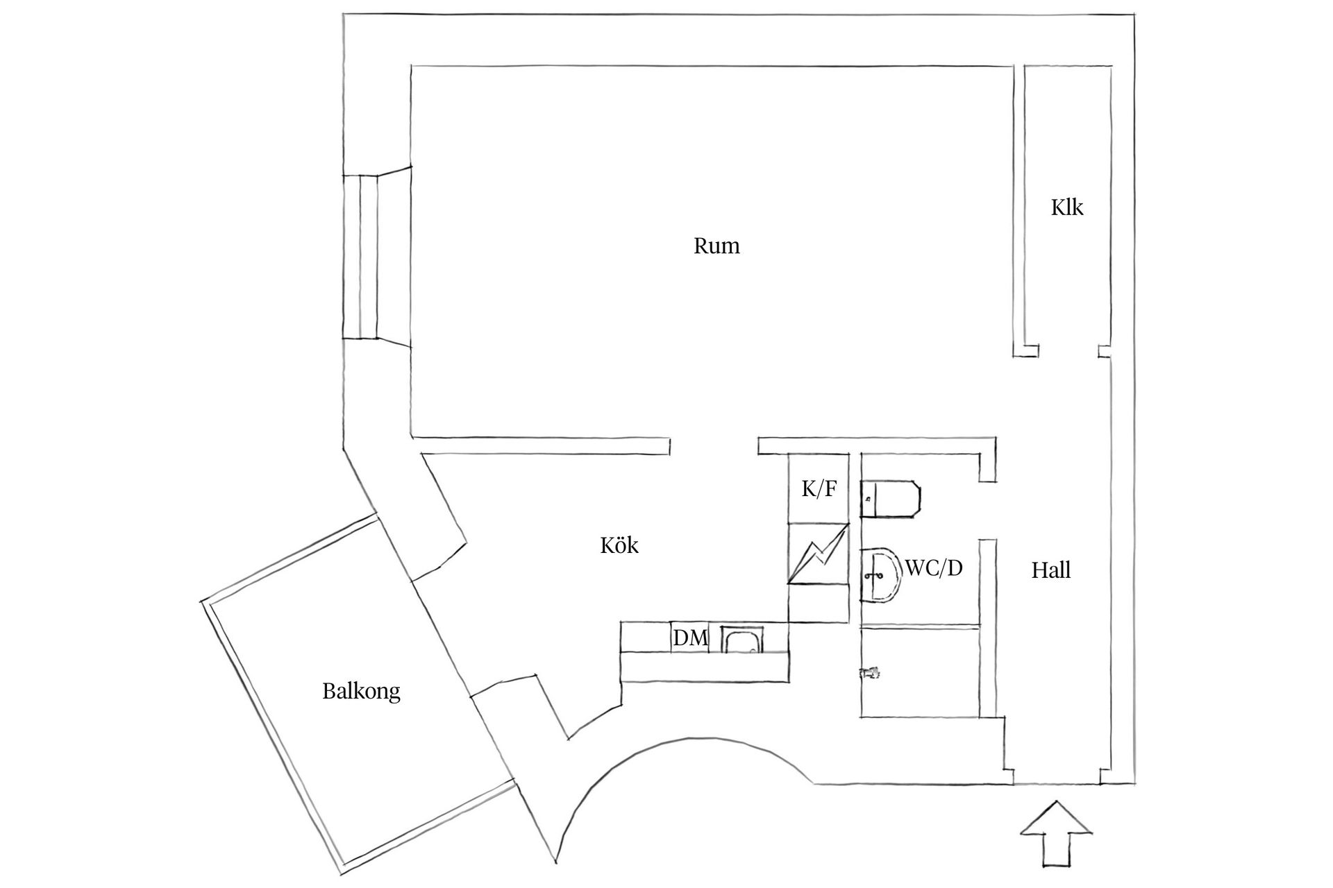 Bostadsrätt, Hedåsgatan 4A, Lorensberg, Göteborg
