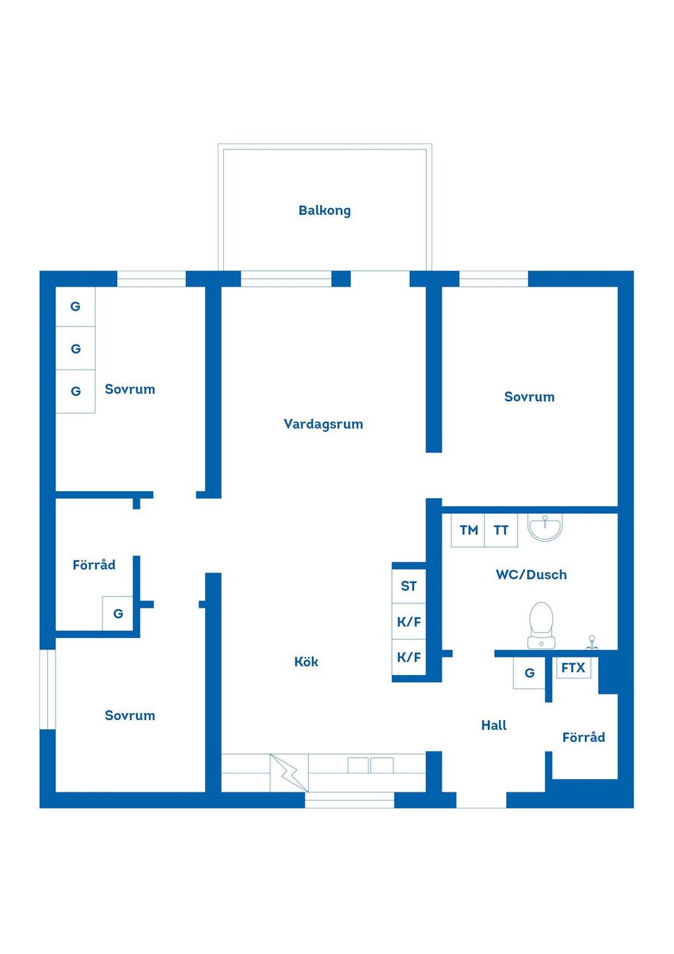 Bostadsrätt, Österkärvsvägen 6D, Centralt, Gnesta