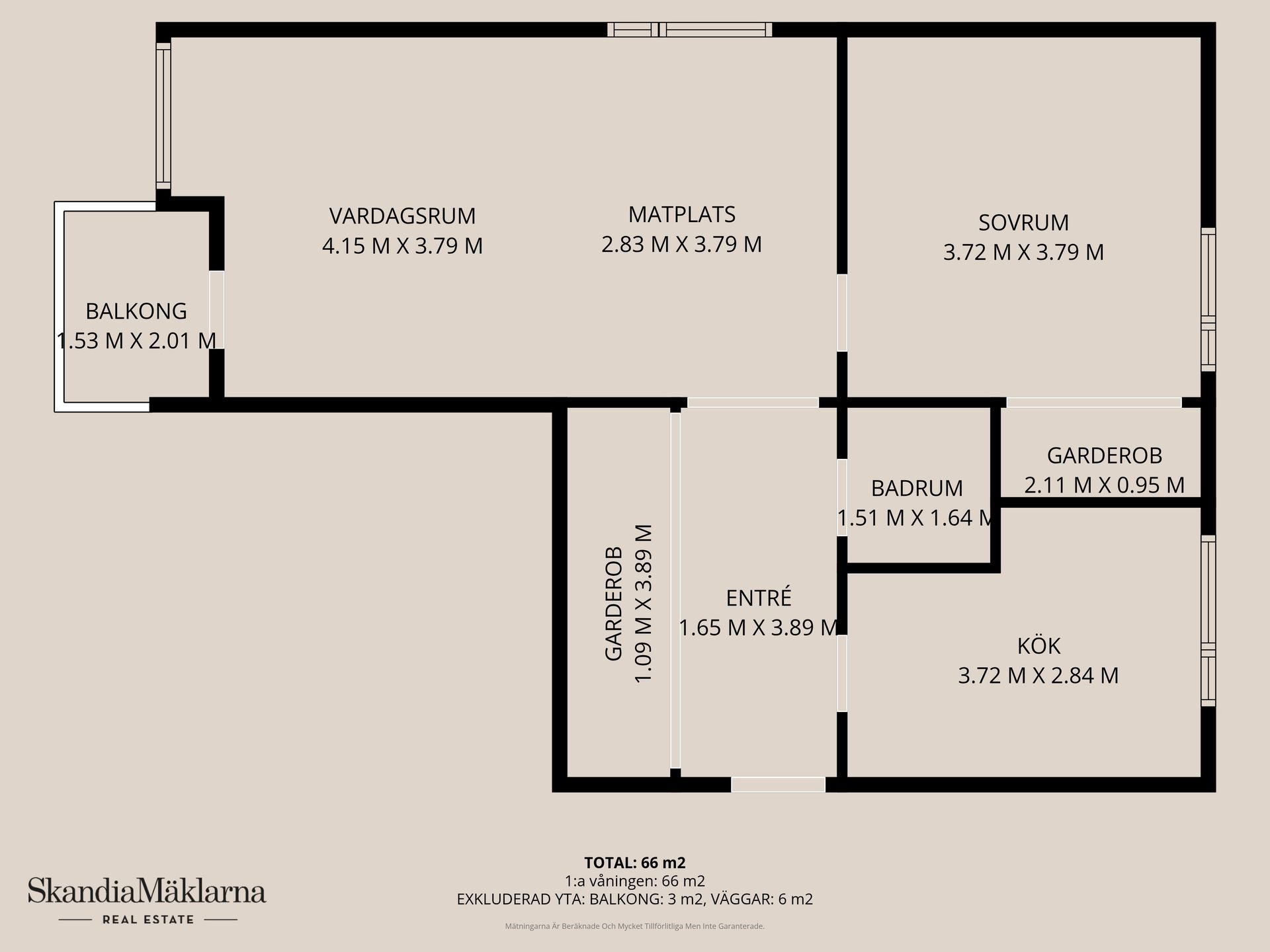 Bostadsrätt, Näsbychaussén 21A, Näsby, Kristianstad