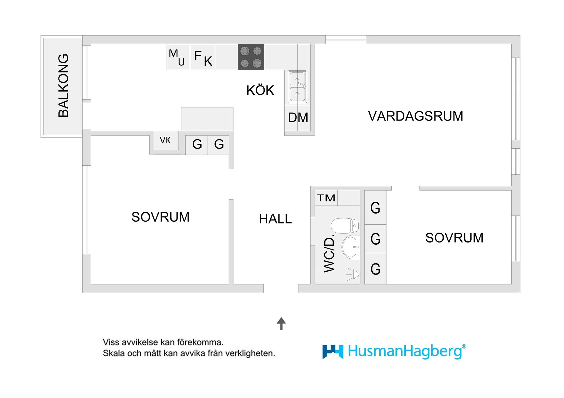 Bostadsrätt, Järnvägsgatan 9A, Öst På Stan, Umeå