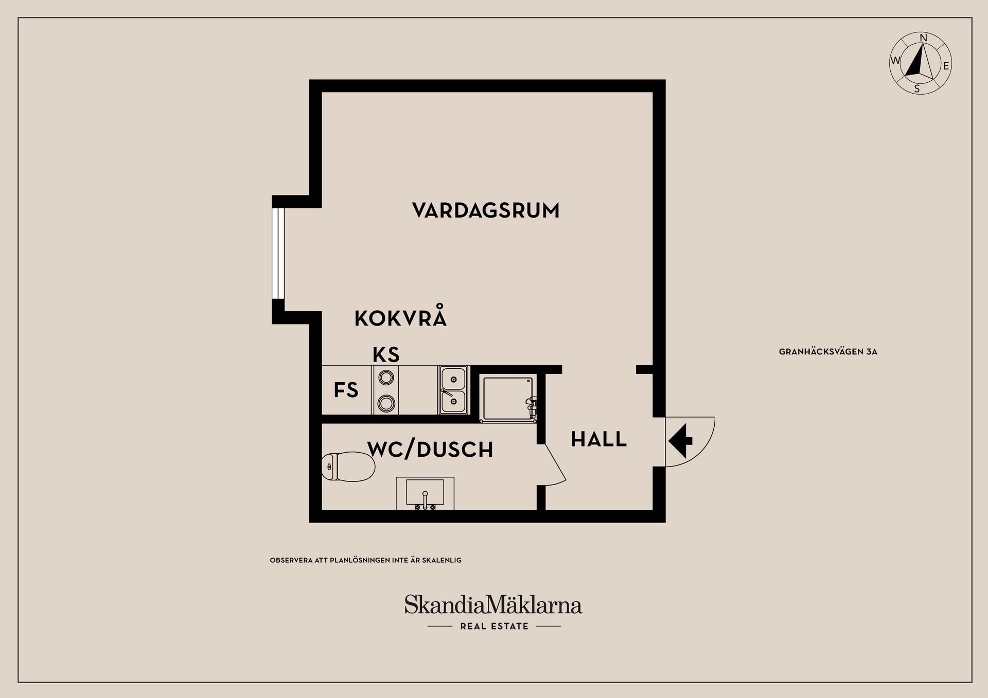 Bostadsrätt, Granhäcksvägen 3A, Surte, Ale
