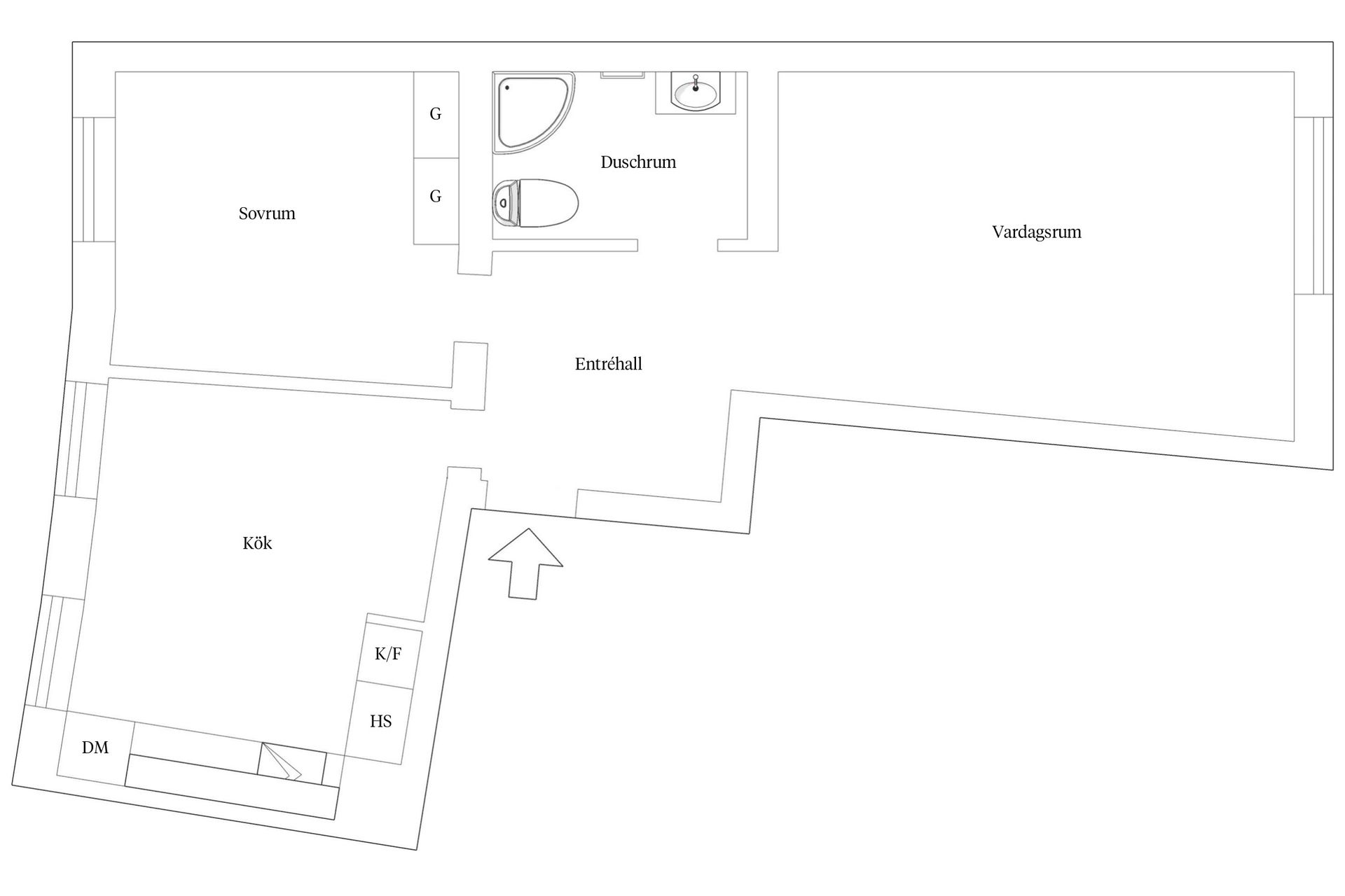 Bostadsrätt, Eneströmsgatan 1A, Centrum, Karlstad