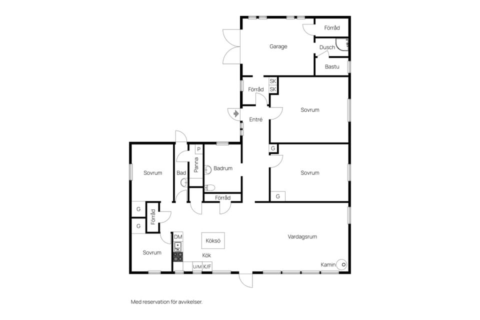 Villa, Dammkullevägen 4, Bollebygd