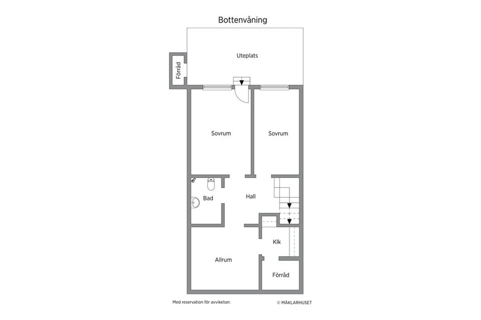 Radhus, Kransvägen 44, Trandared, Borås