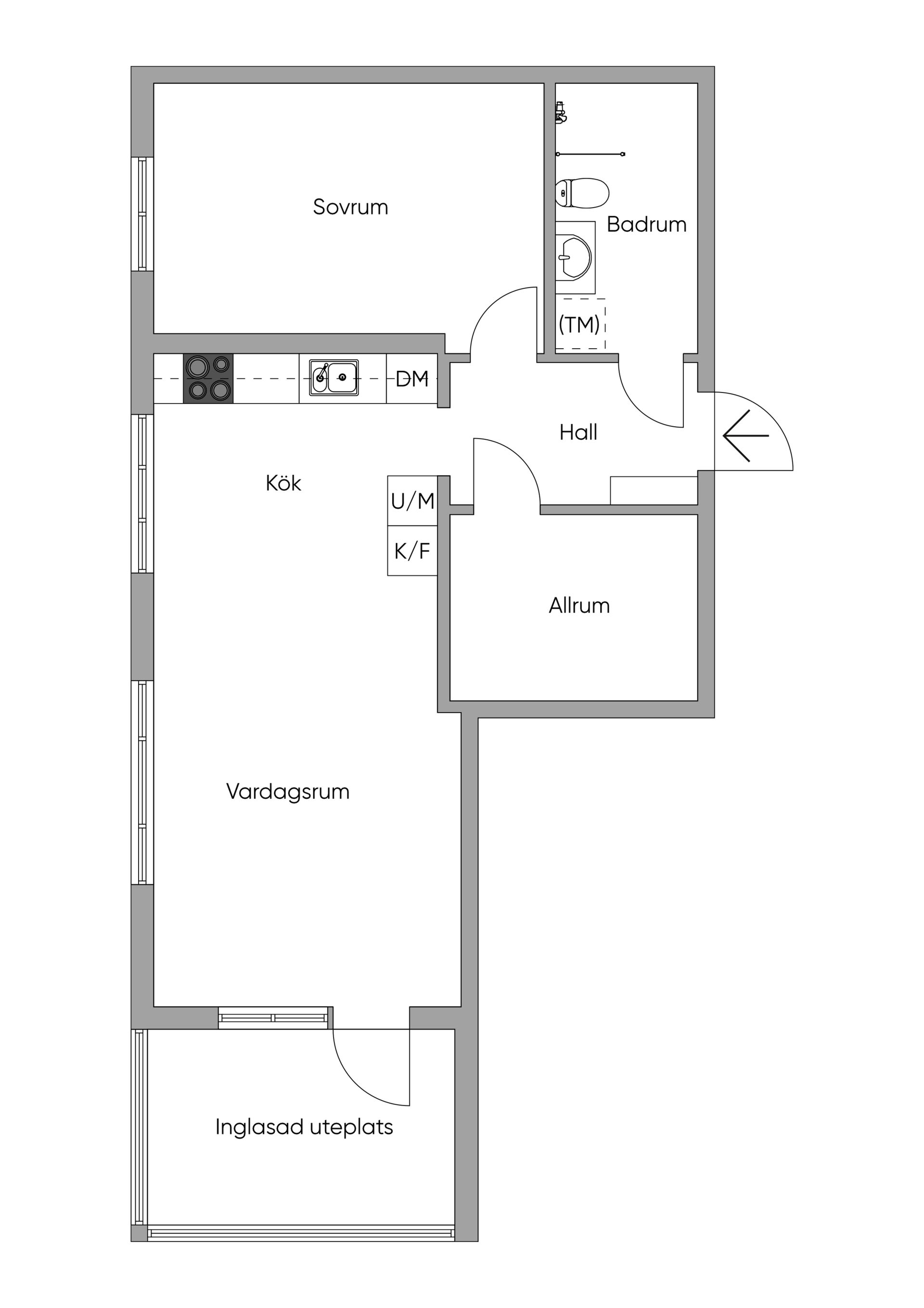 Bostadsrätt, Ekholmsvägen 253, Skärholmen, Stockholm