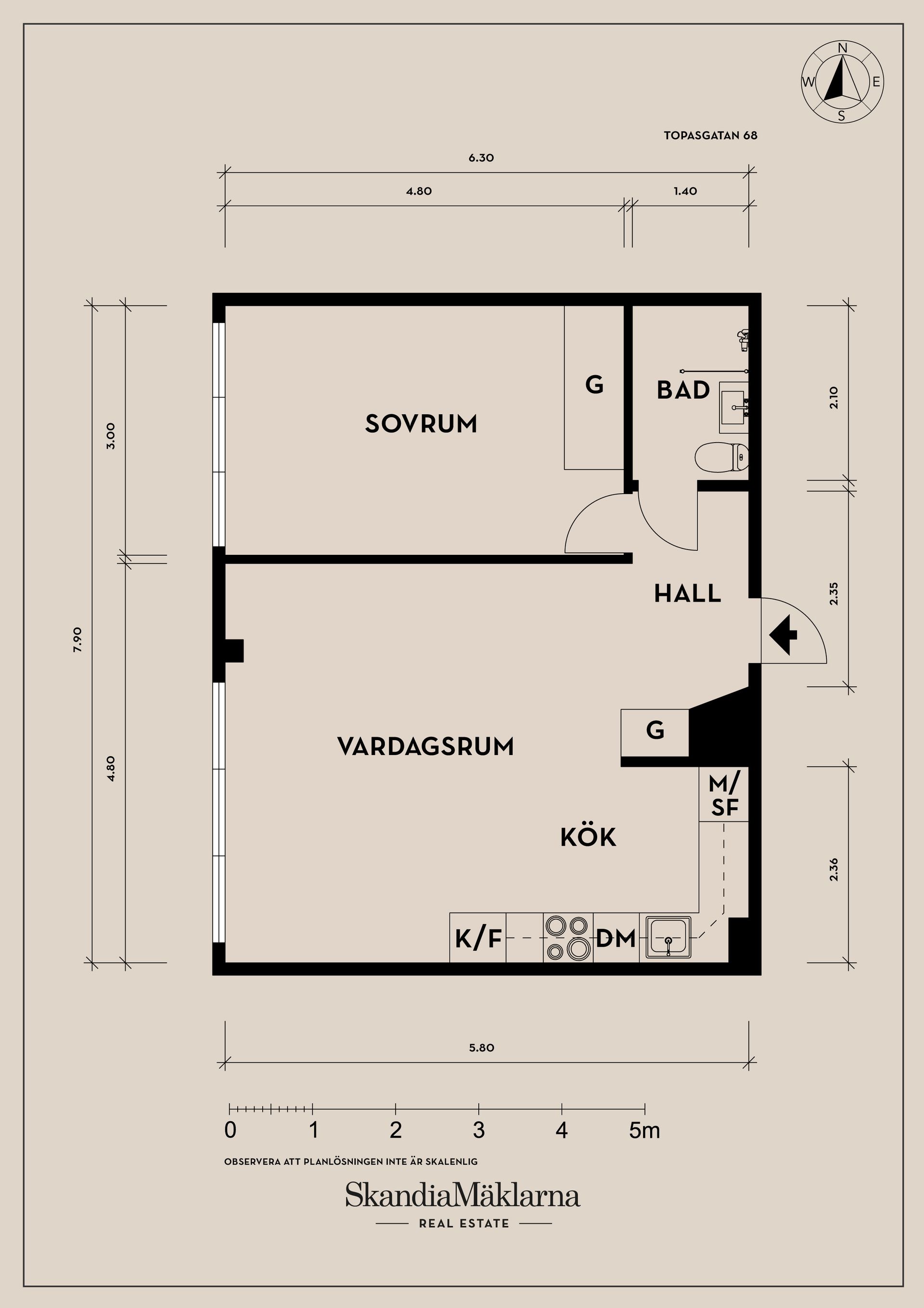 Bostadsrätt, Topasgatan 68, Göteborg