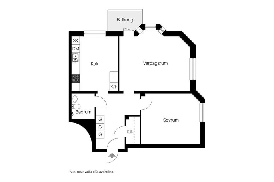 Bostadsrätt, Fjällkroken 1, Tullen, Borås