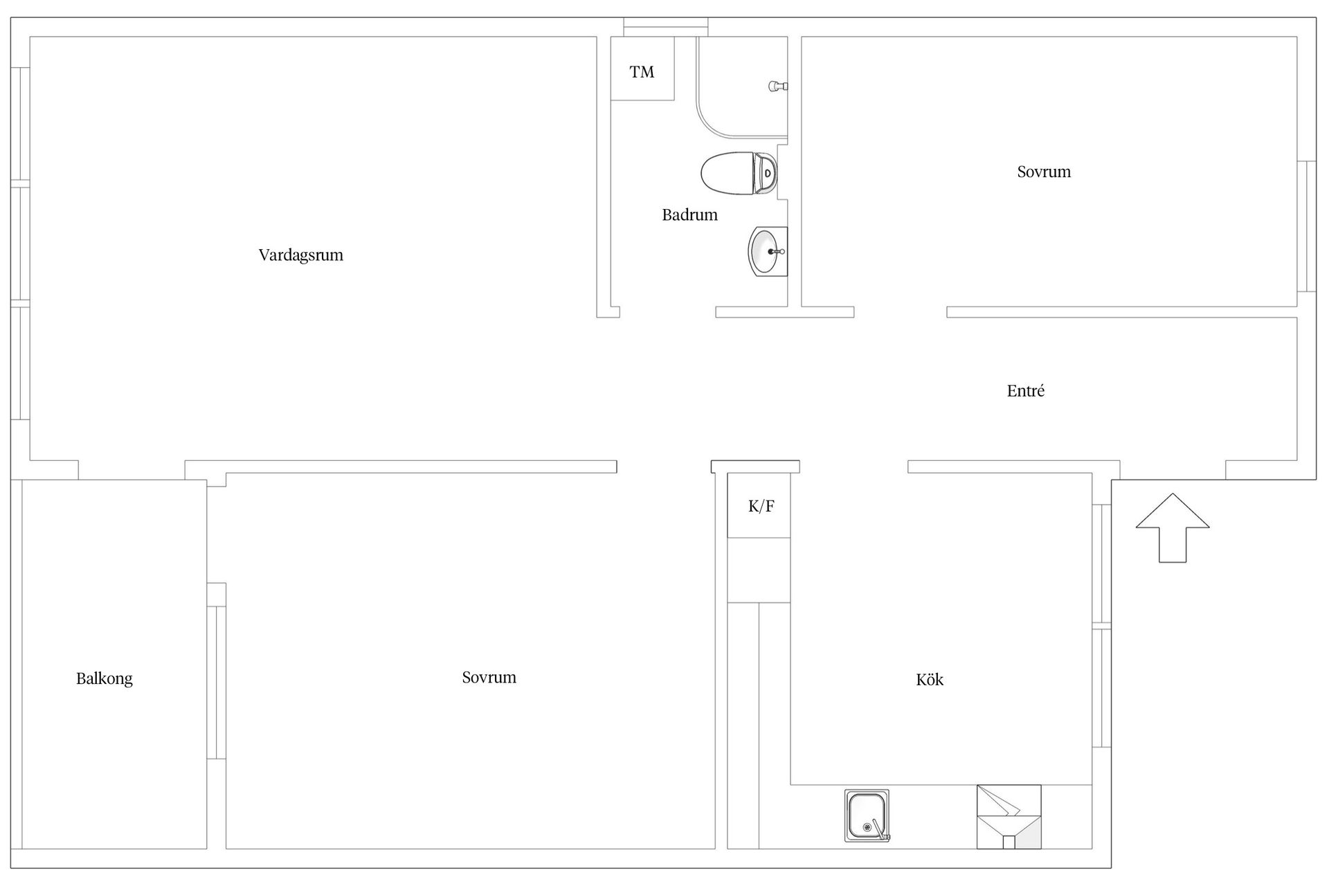 Bostadsrätt, Sockengatan 2B, Rosengården, Helsingborg