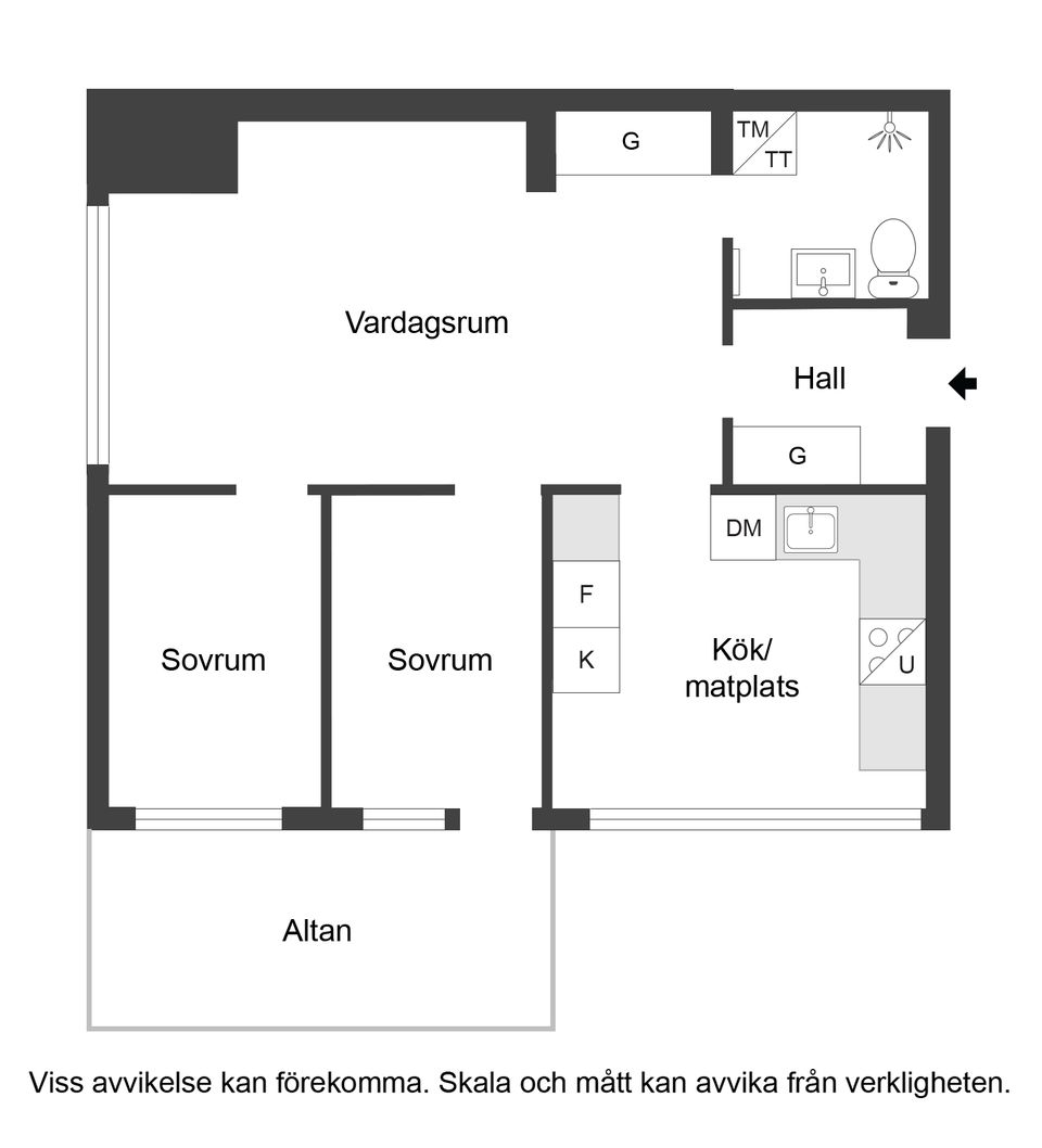 Bostadsrätt, Helgeandsgatan 3, Lagerlunda, Norrköping