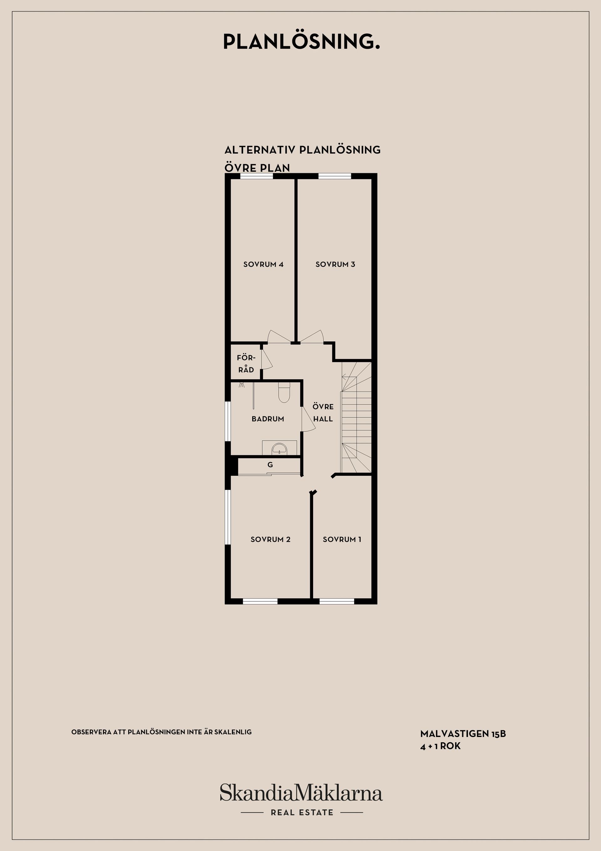 Radhus, Malvastigen 15B, Edsängen, Sollentuna