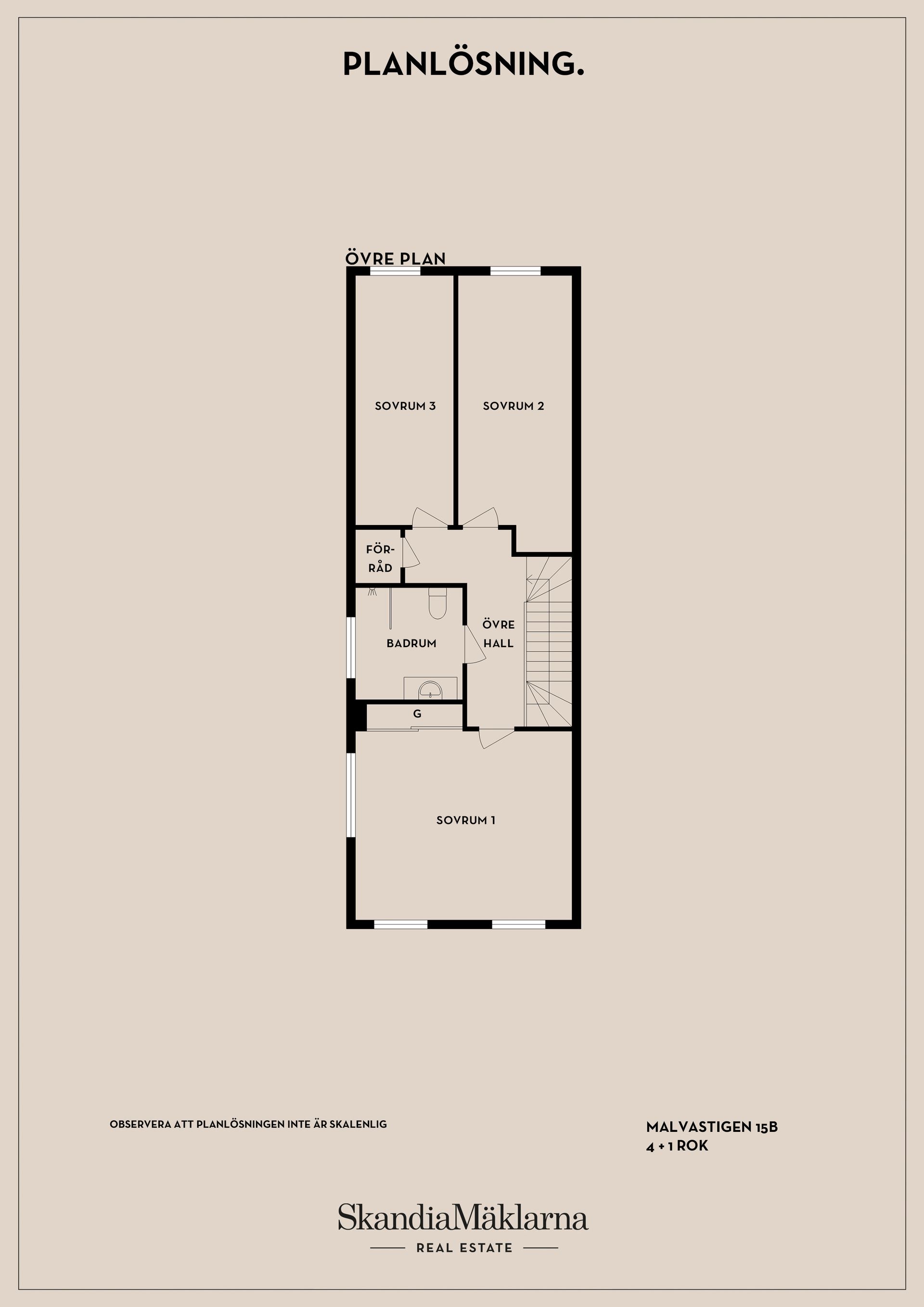 Radhus, Malvastigen 15B, Edsängen, Sollentuna