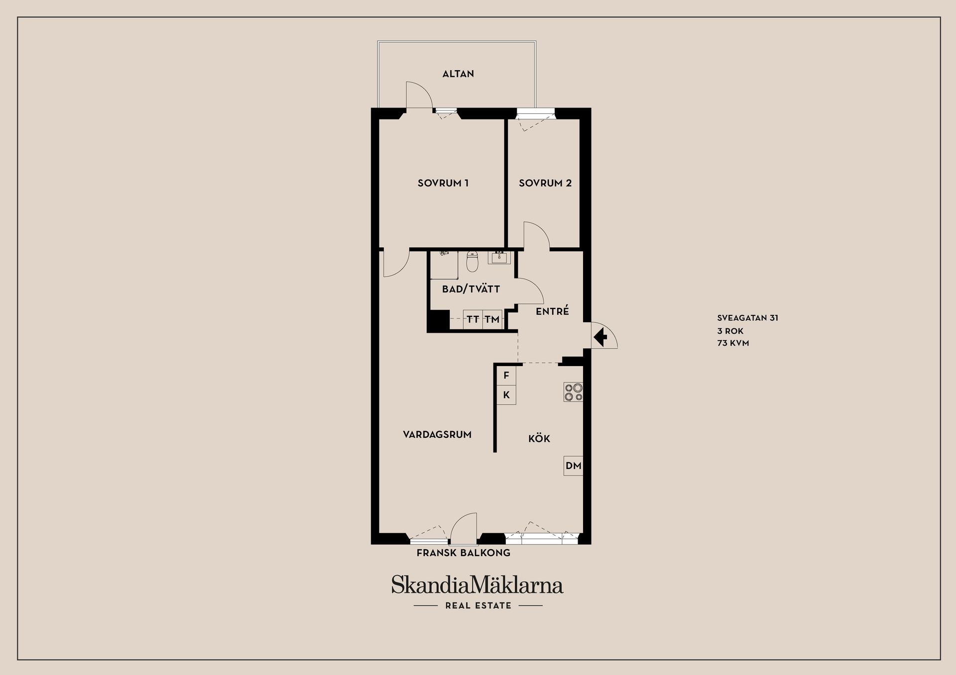 Bostadsrätt, Sveagatan 31, Vasastaden, Linköping