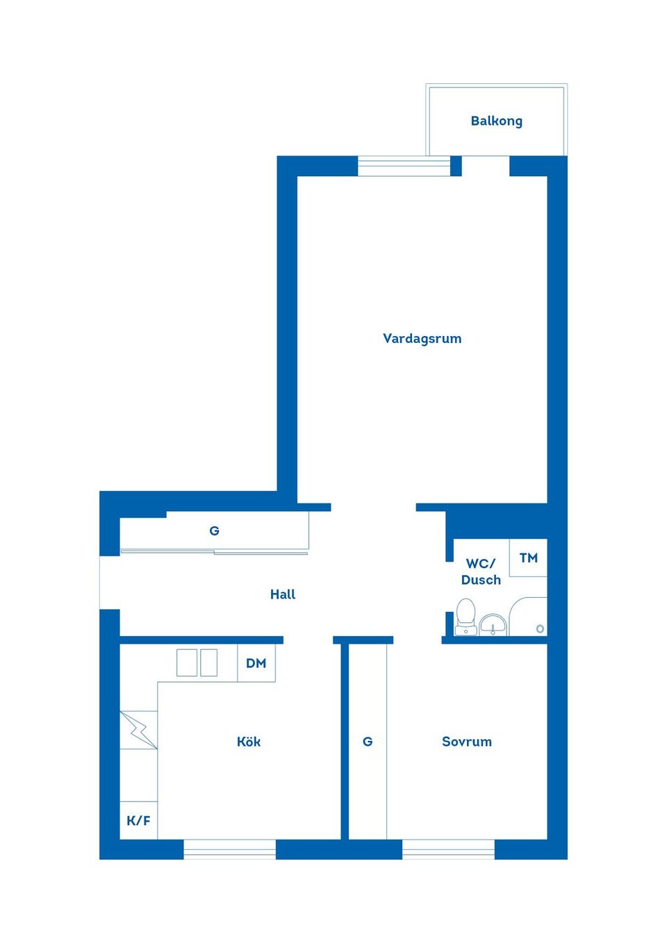 Bostadsrätt, Fleminggatan 20B, Södertull, Gävle