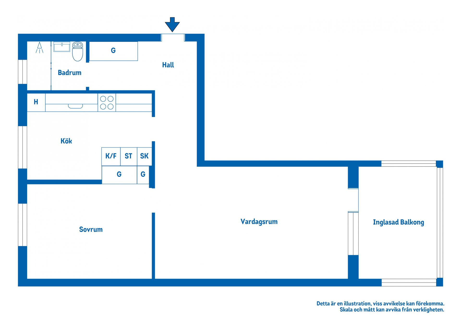 Bostadsrätt, Malmgatan 4A, Katrineholm Centralt, Katrineholm