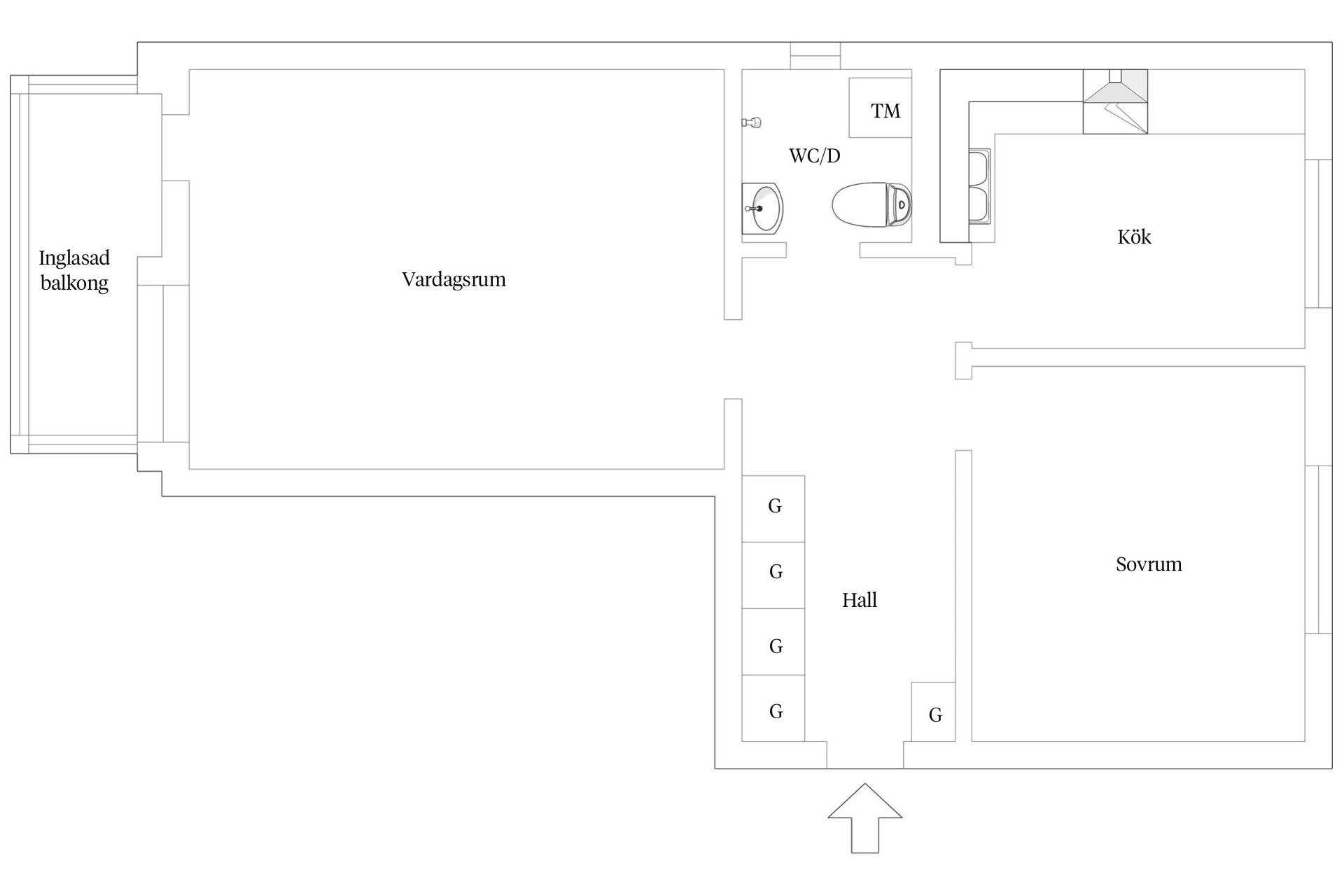 Bostadsrätt, Bergkantsgatan 4D, Bellevue, Karlstad