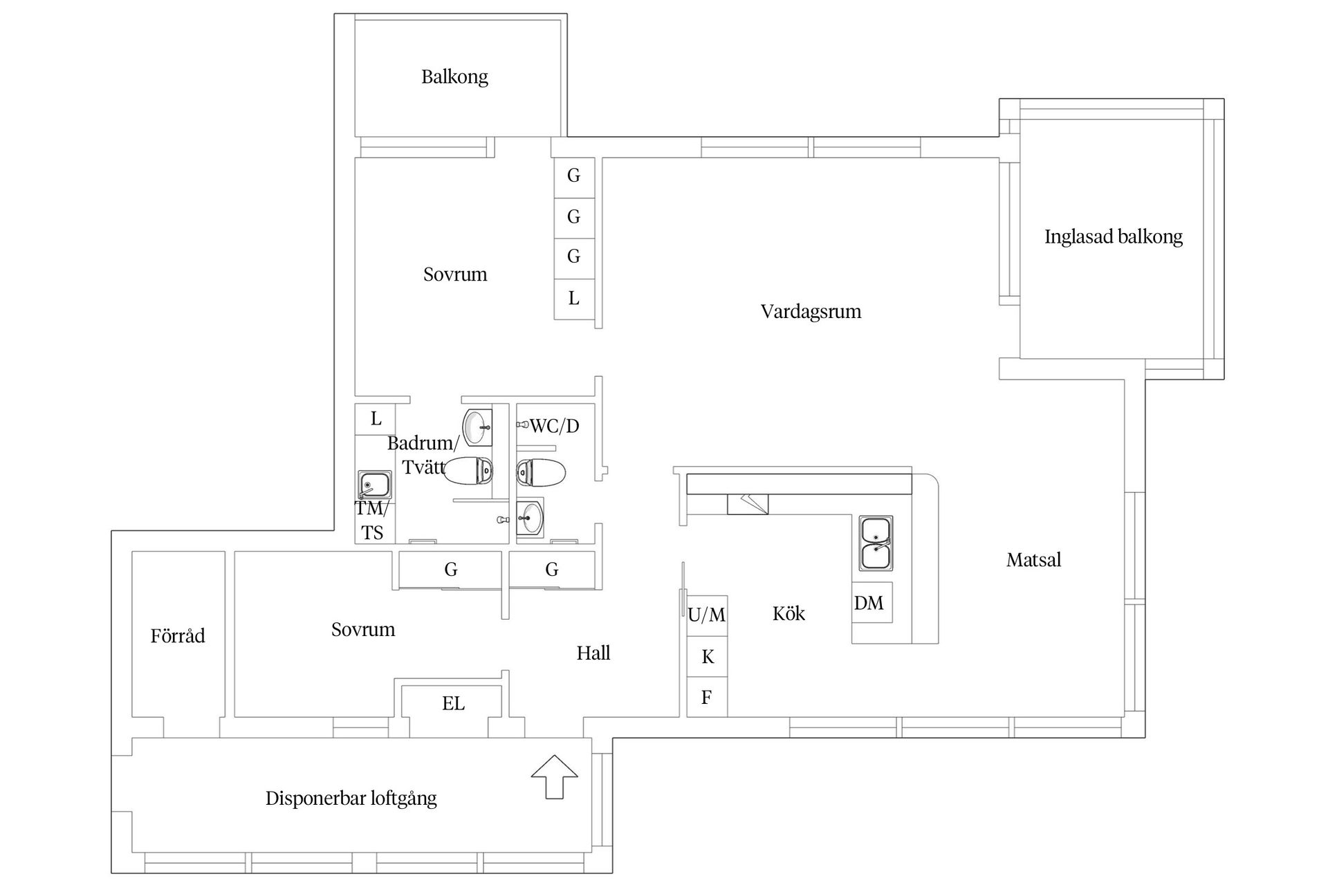 Bostadsrätt, Kranföraregatan 1, Norra Hamnen, Helsingborg