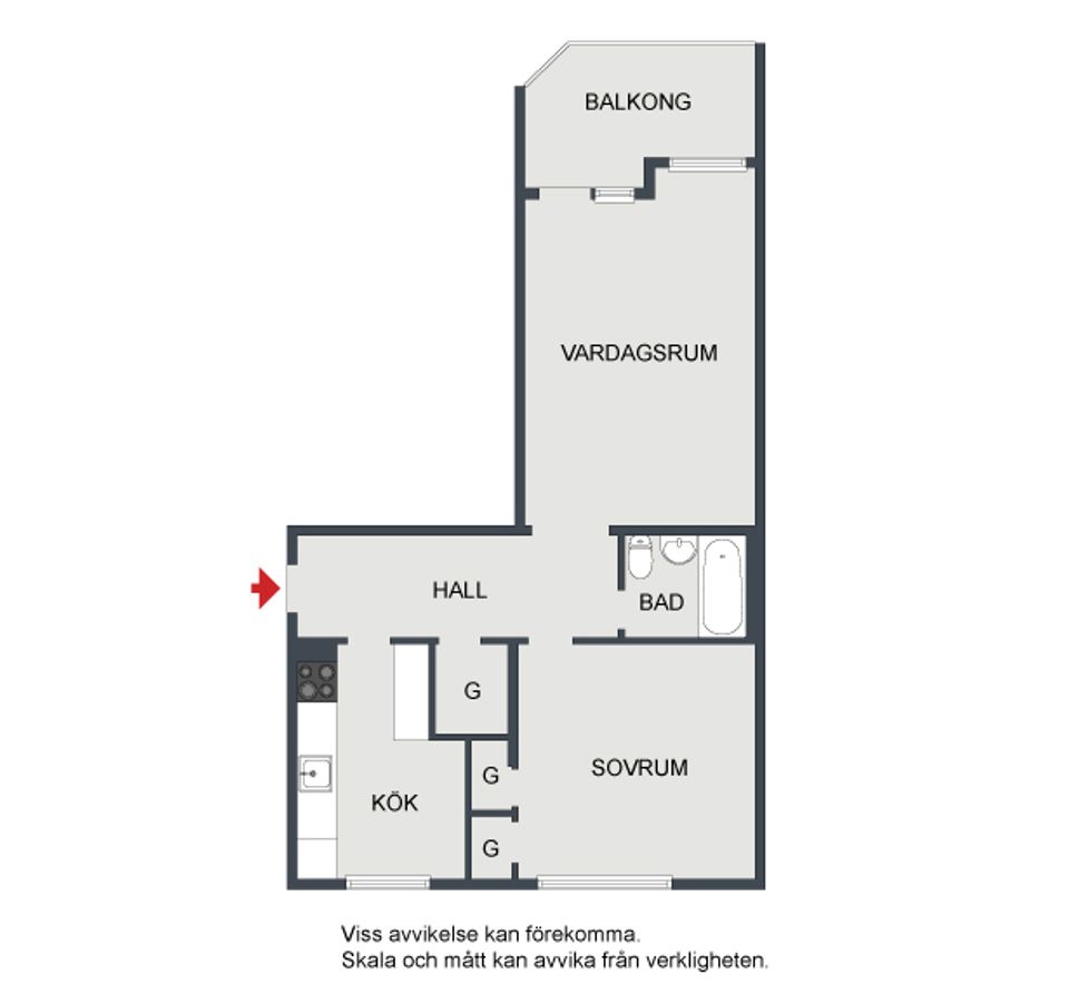 Bostadsrätt, Musketörgatan 4C, Kirseberg, Malmö