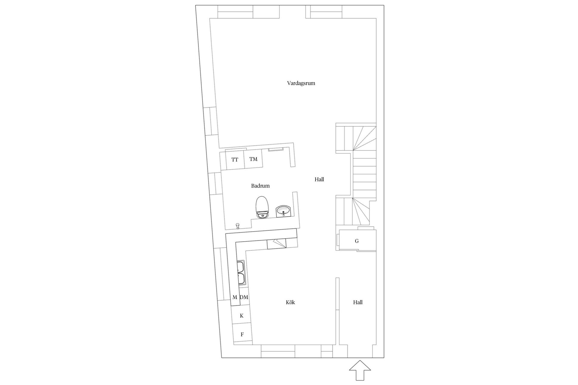 Bostadsrätt, Radhus, Norra Västkustvägen 34H, Bjärred Centralt, Lomma