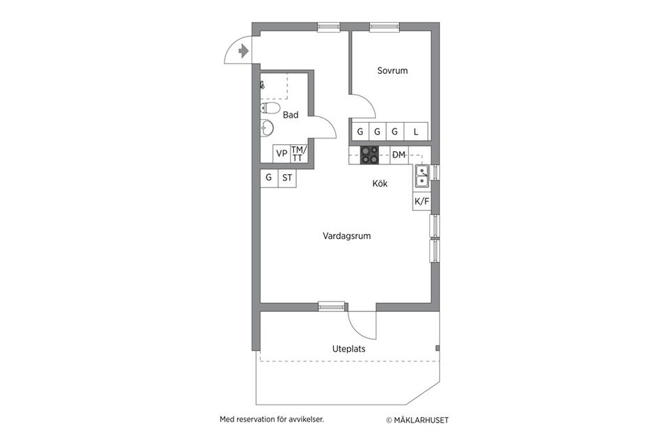 Bostadsrätt, Smedvägen 4a, Trönninge, Varberg