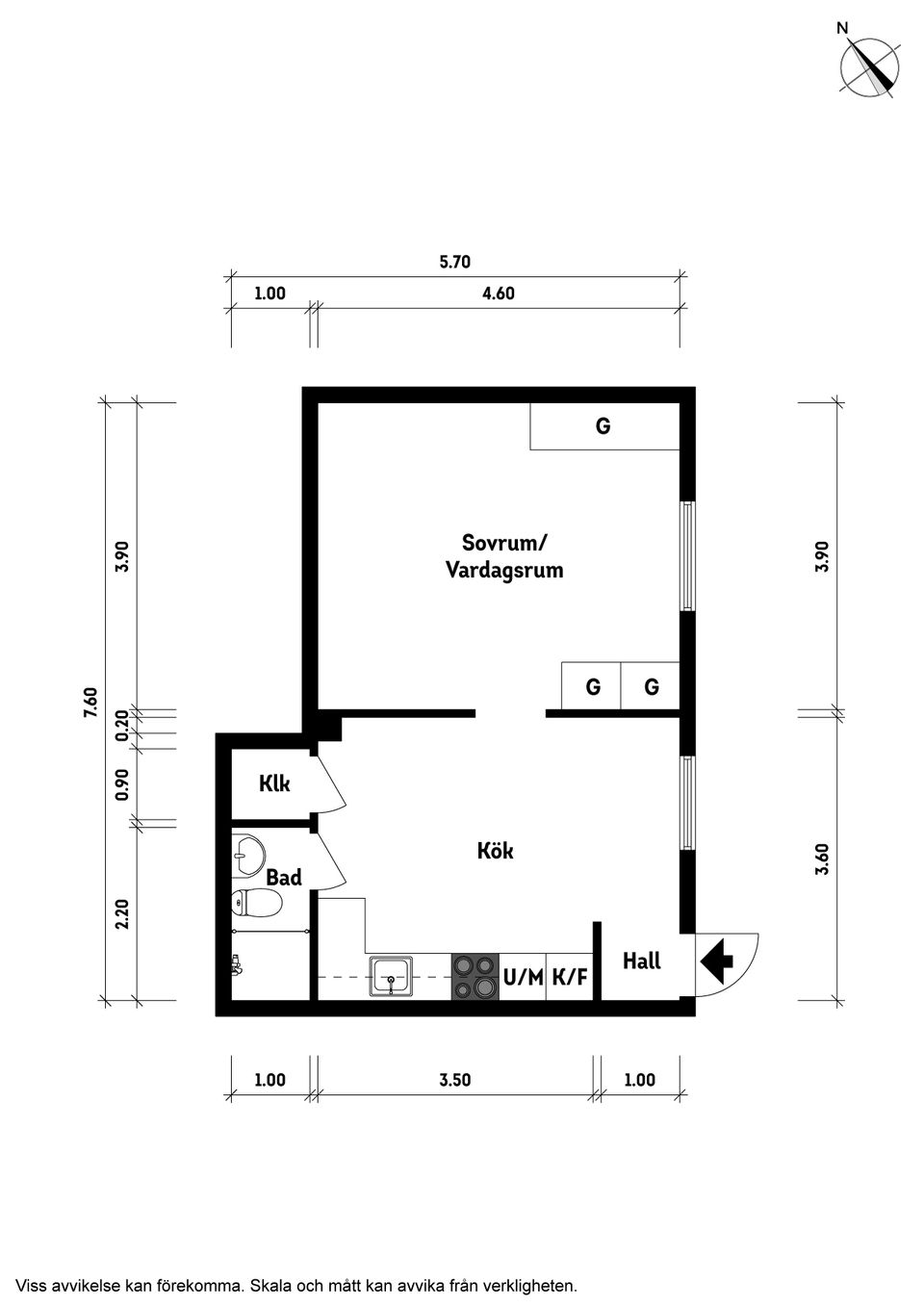 Bostadsrätt, Klockaregatan 1, Kungsbacka