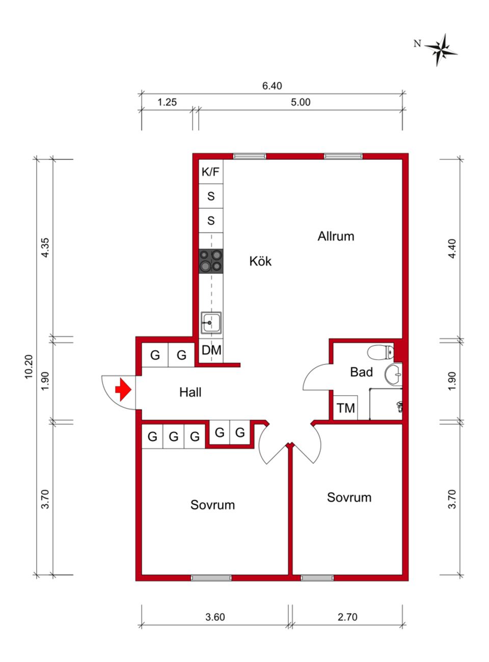 Bostadsrätt, Skolgatan 5C, Åstorp