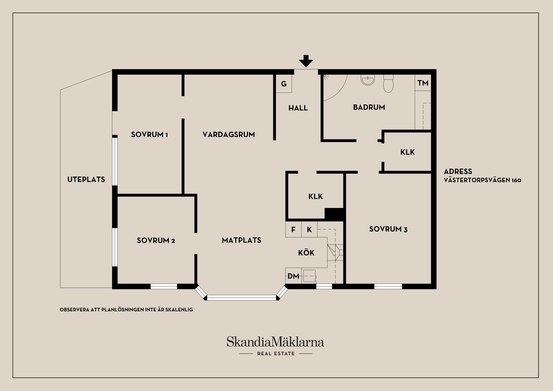 Bostadsrätt, Västertorpsvägen 160, 12944 Hägersten, Västertorp/Hägersten, Stockholm