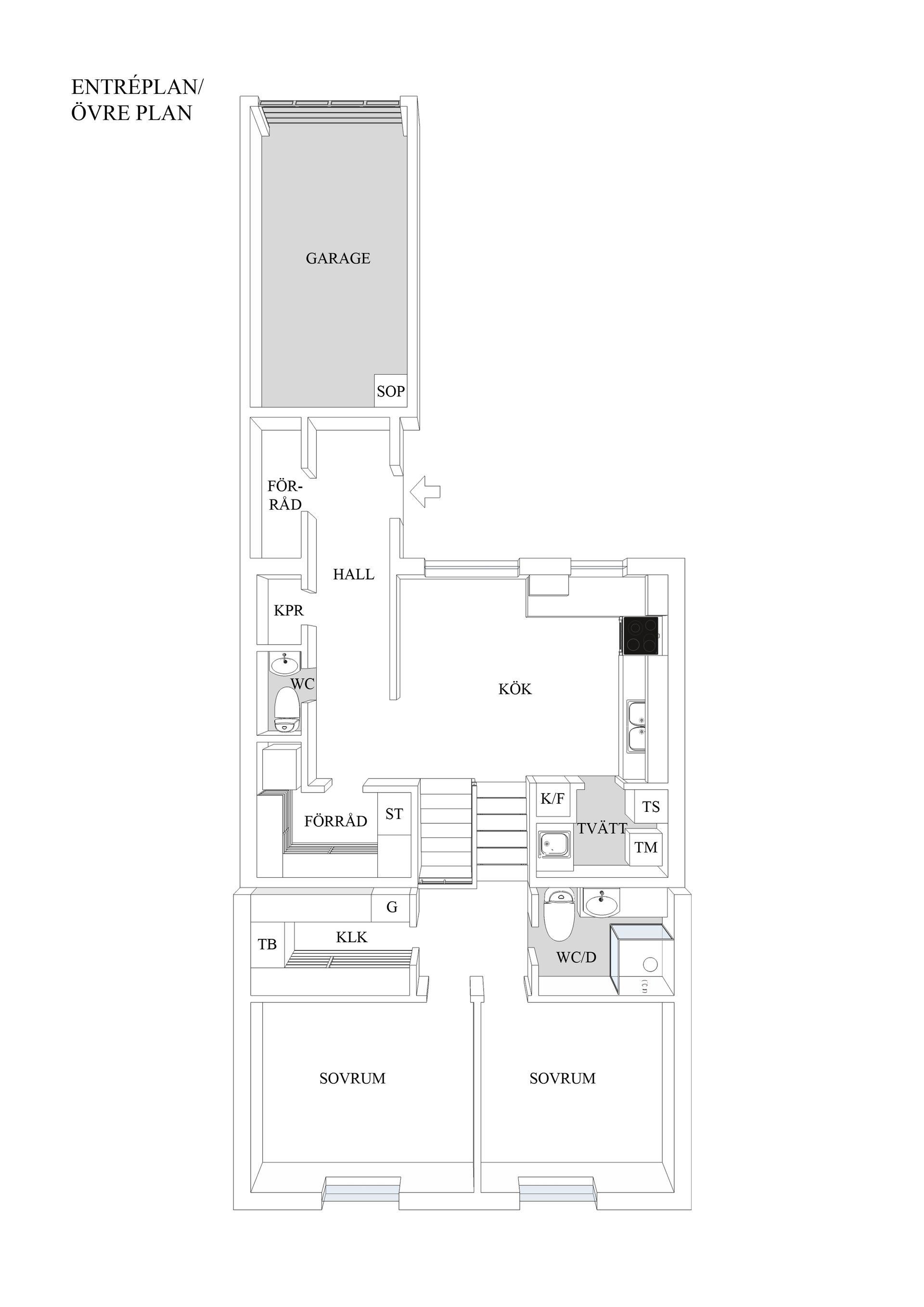 Villa, Radhus, Ingeborgs väg 7, Odenslunda, Upplands Väsby