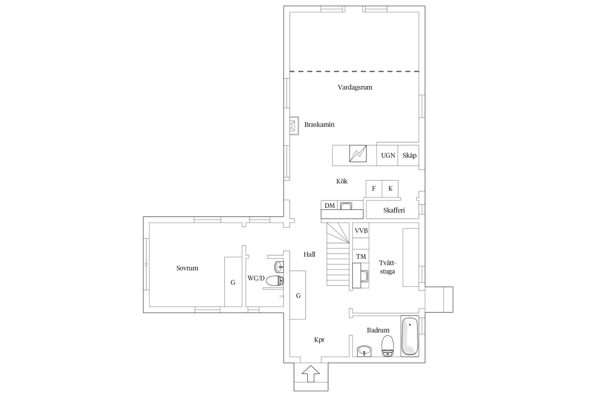 Villa, Myggvägen 13, Gudö, Haninge