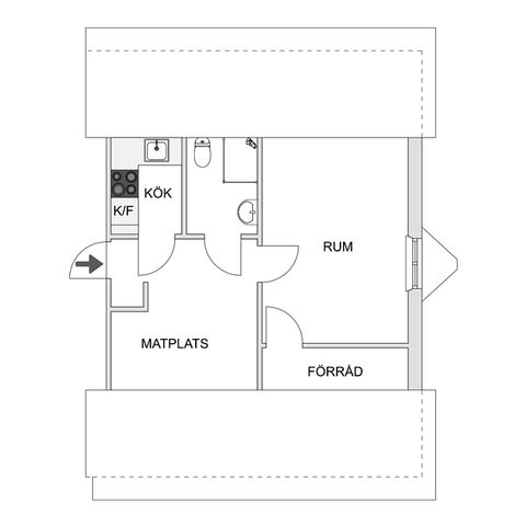 Bostadsrätt, Storgatan 22, Vaggeryd - Centrum, Vaggeryd