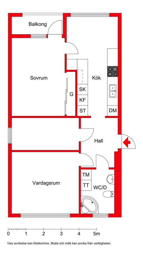 Bostadsrätt, Frejgatan 75, Valsta, Sigtuna