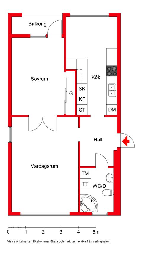 Bostadsrätt, Frejgatan 75, Valsta, Sigtuna