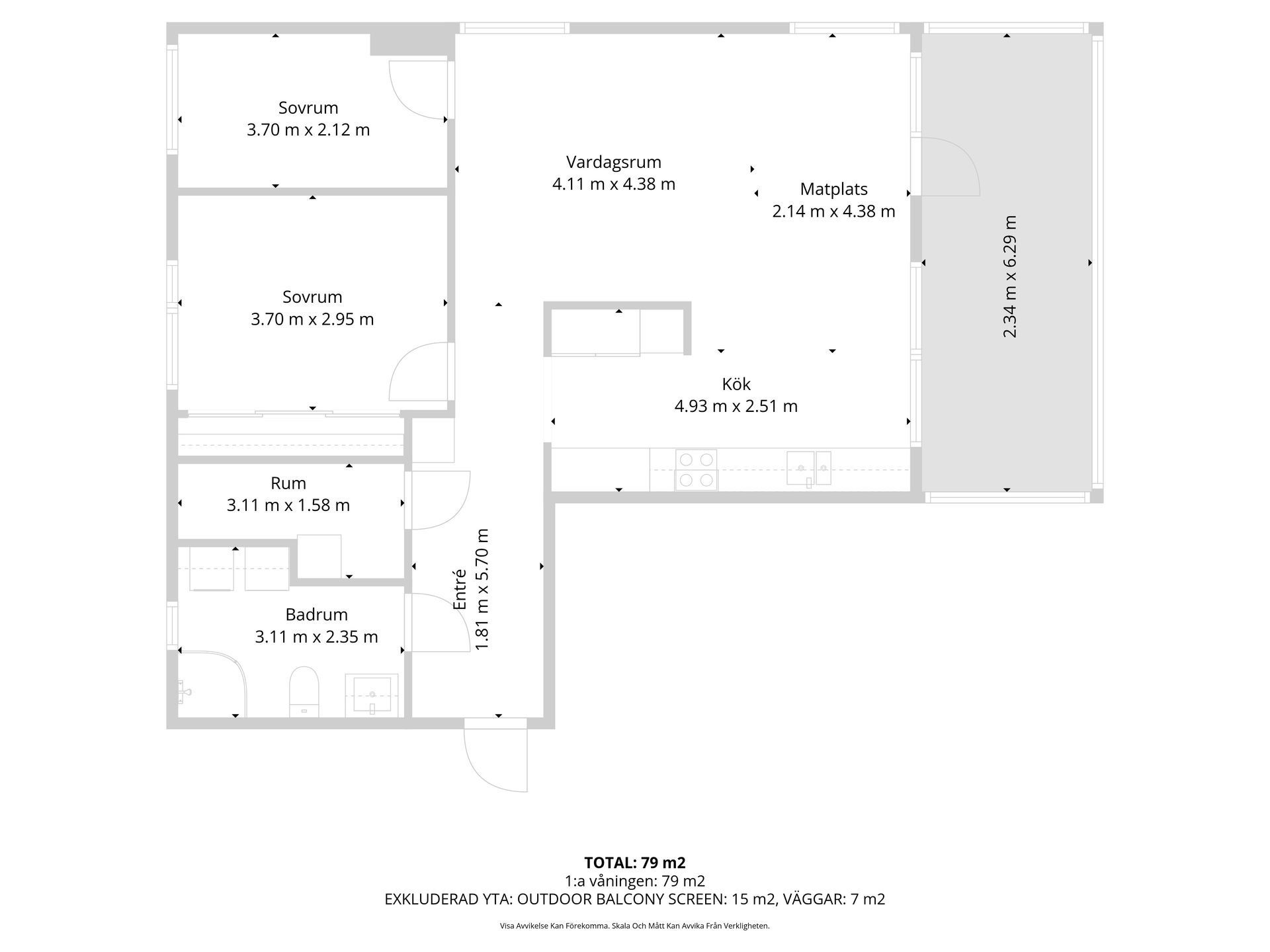 Bostadsrätt, Västra Sundskogsvägen 41, Sundstrand, Uddevalla