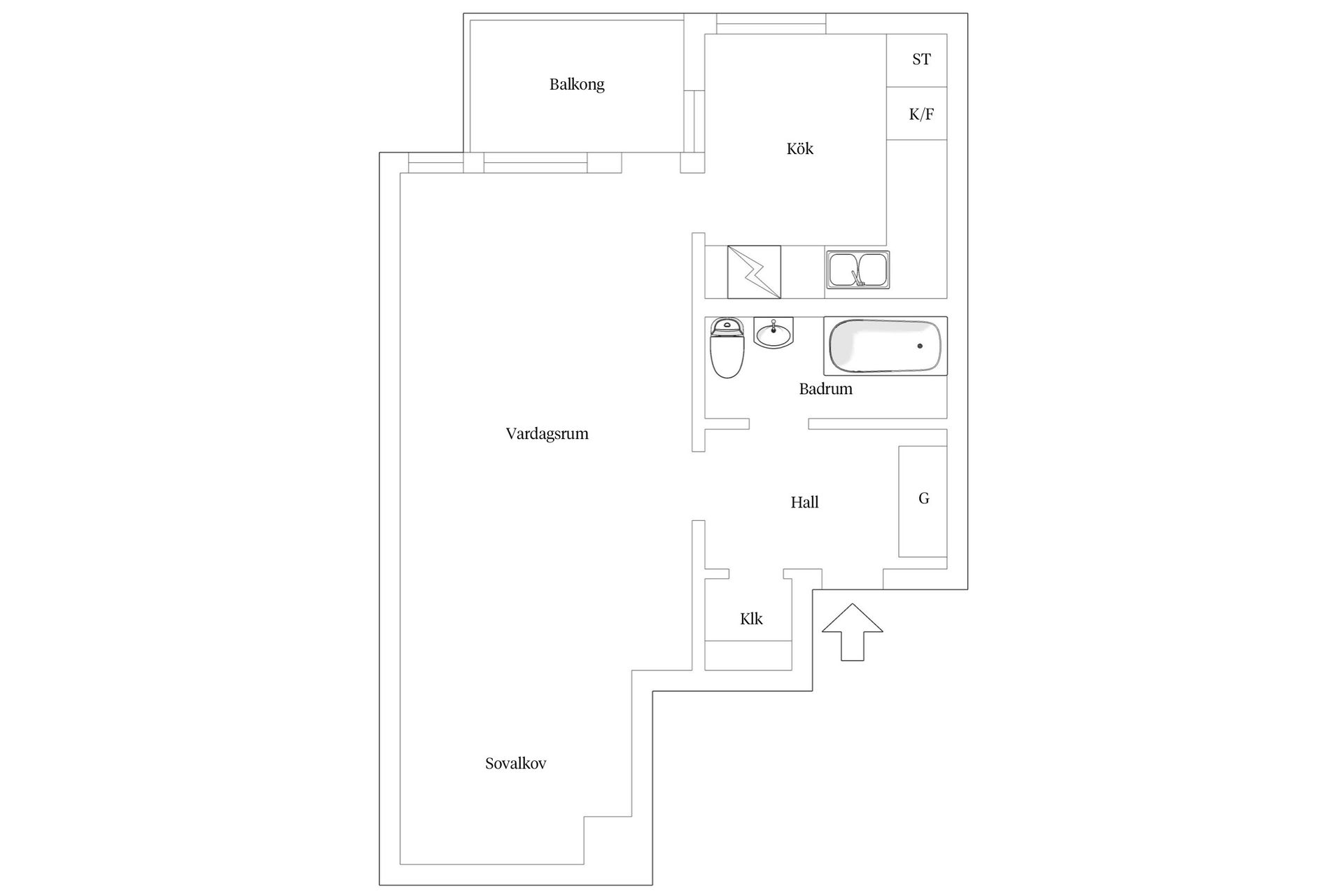 Bostadsrätt, Föreningsgatan 3A, Vasastaden, Göteborg